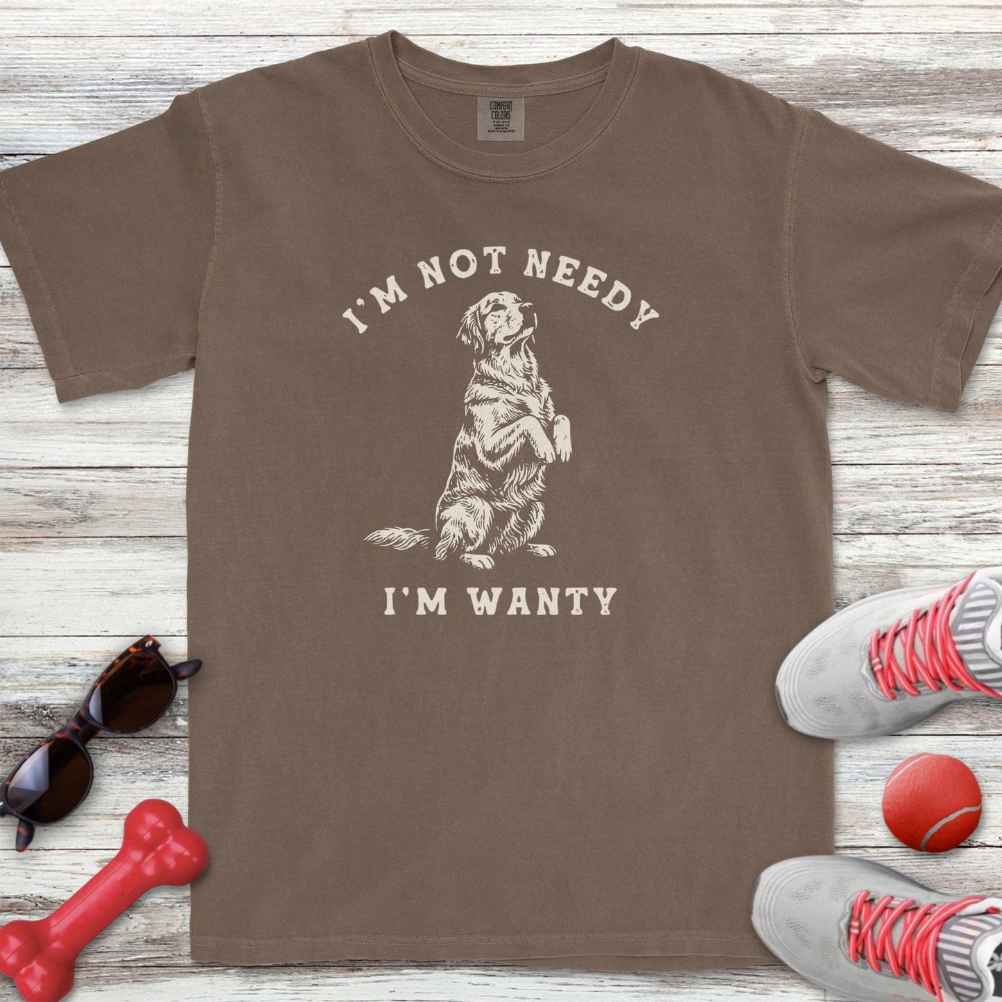 I'm Not Needy Golden T-Shirt