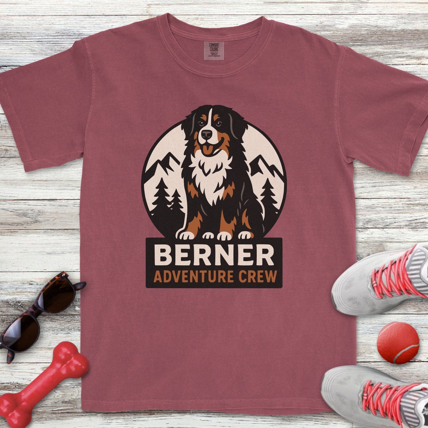 Bernese Mountain Dog  Adventure Crew T-Shirt