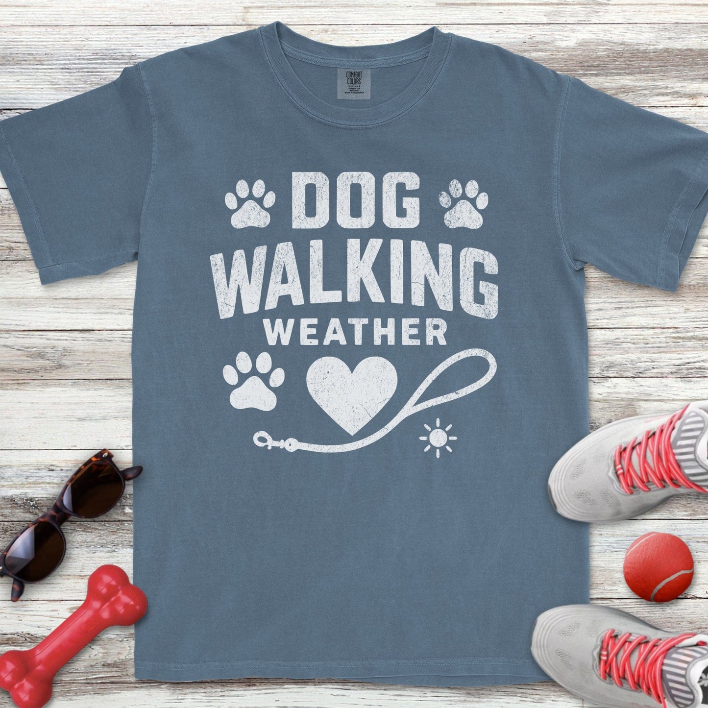 Dog Walking Weather T-Shirt