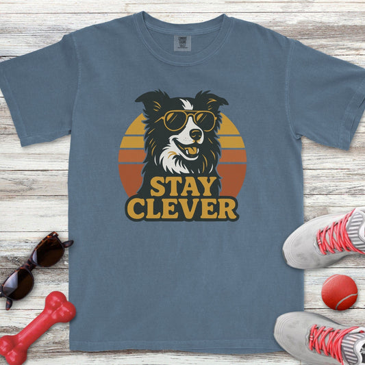 Border Collie Stay Clever T-Shirt