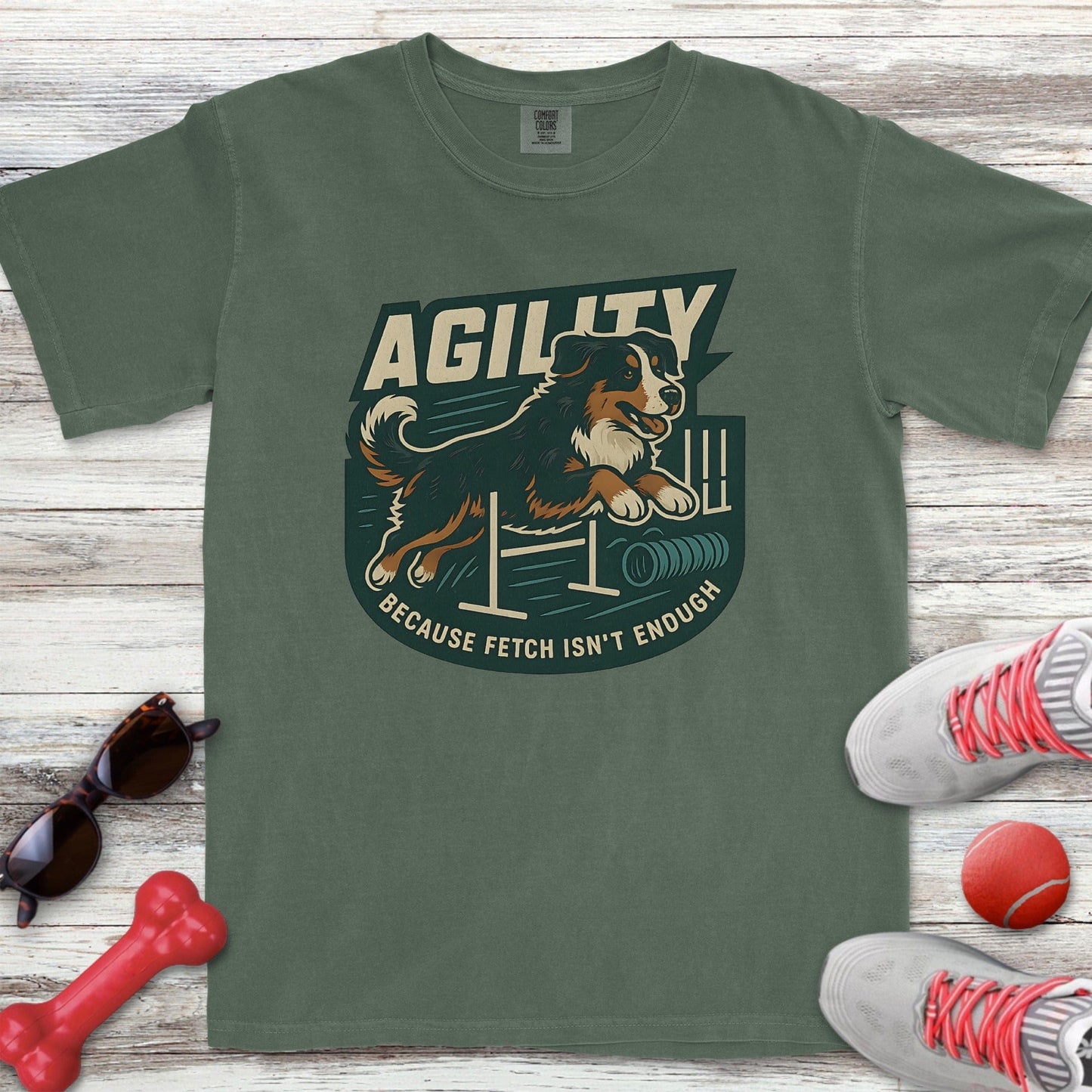 Bernese Mountain Dog Agility T-Shirt