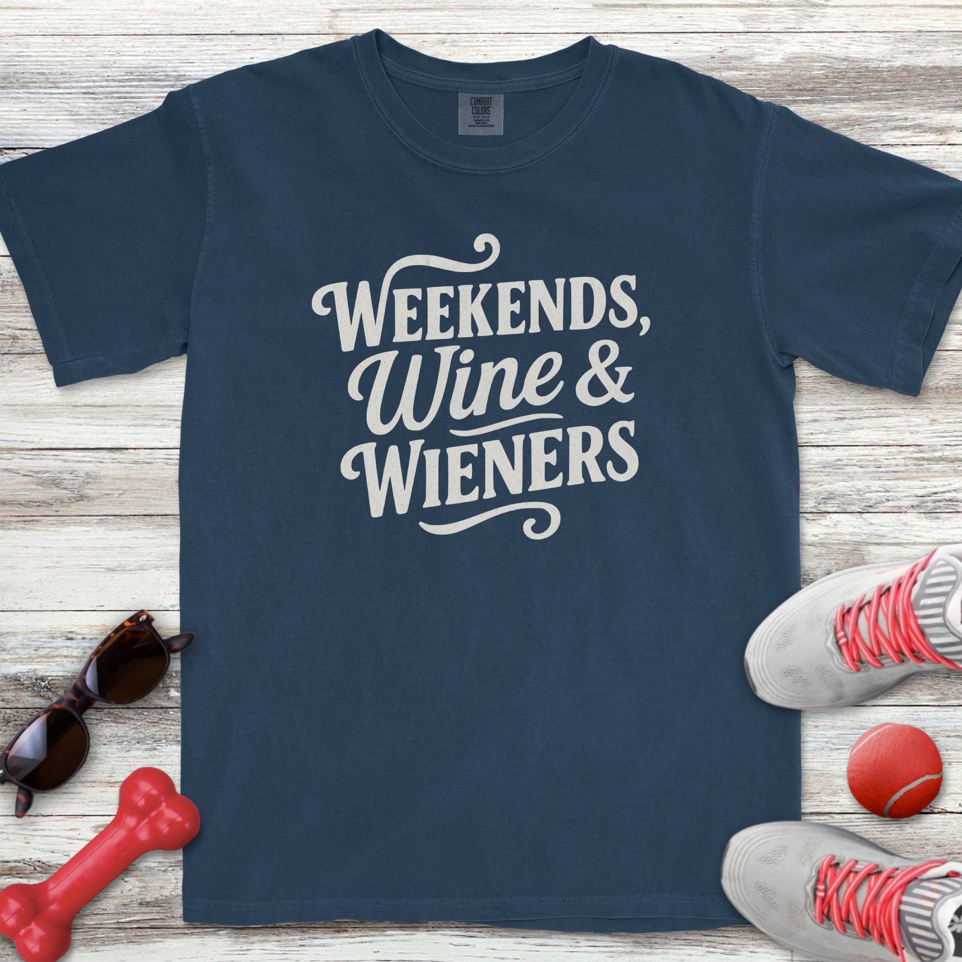 Weekends Wine Wieners T-Shirt