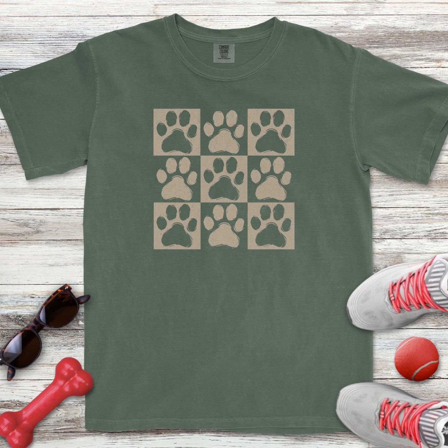 Boho Paw Prints T-Shirt