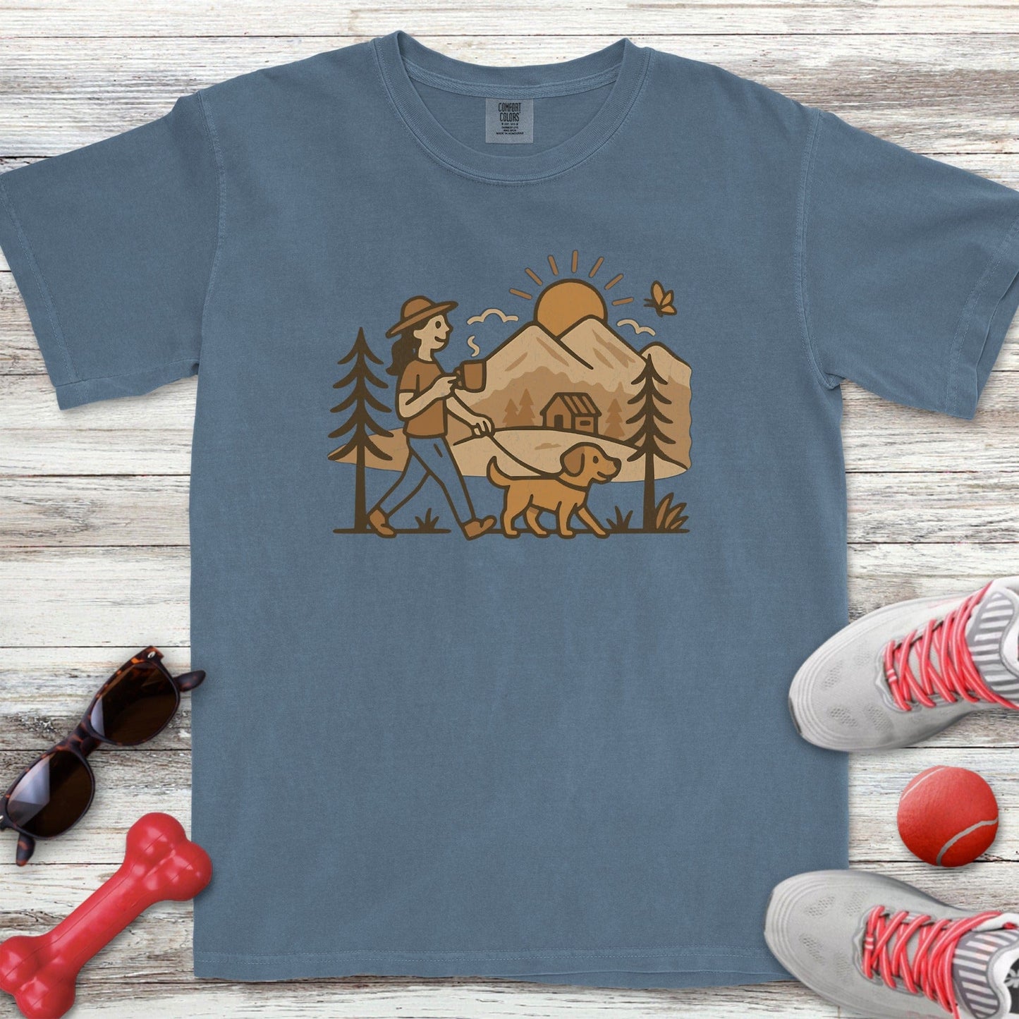 Morning Walk Mom T-Shirt