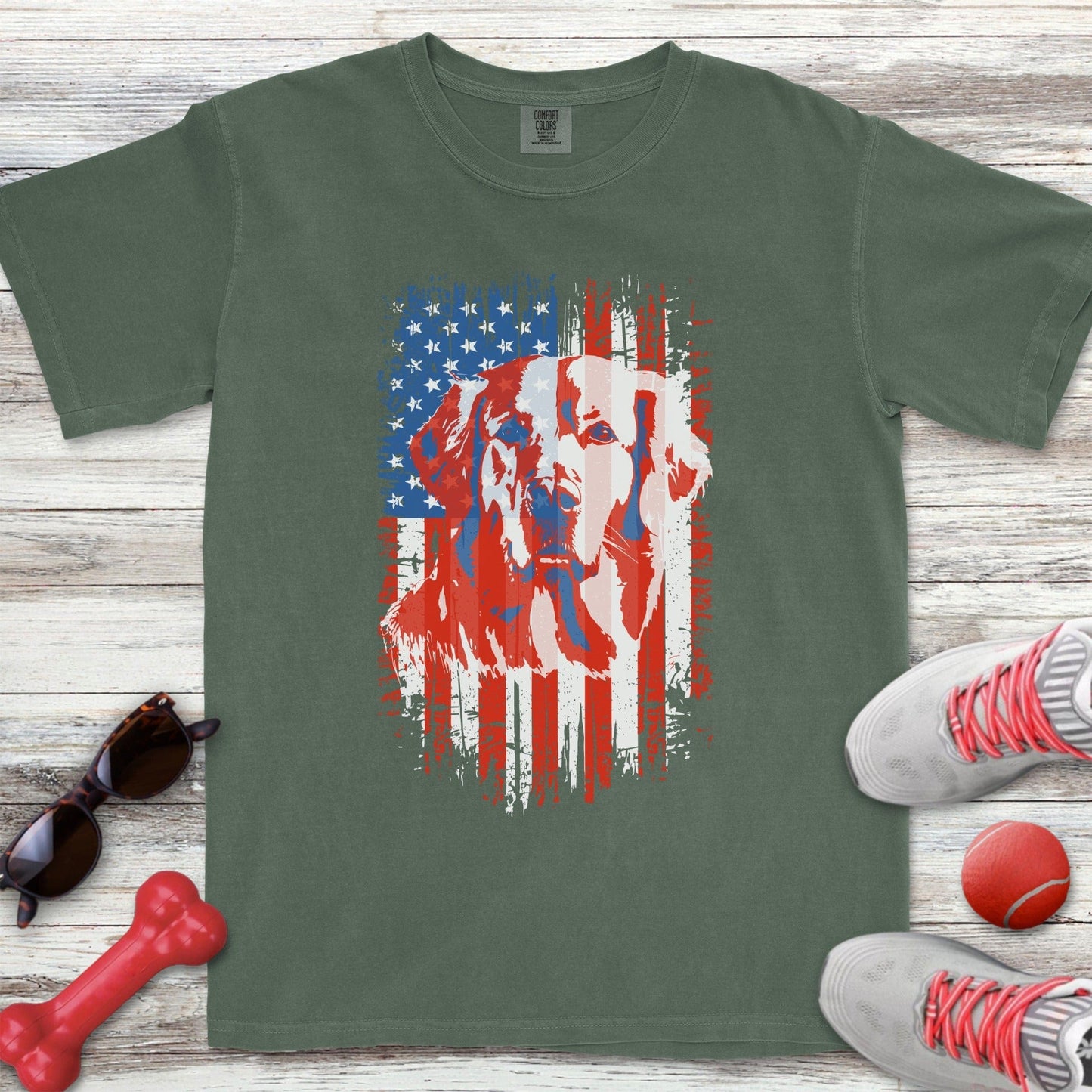 Golden Retriever USA T-Shirt