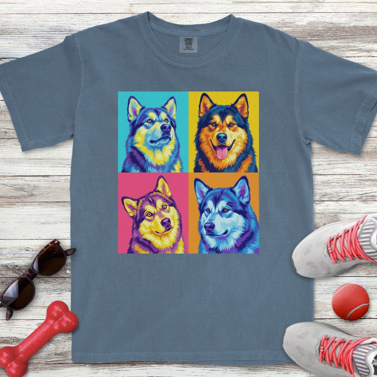 Pop Art Malamute T-Shirt