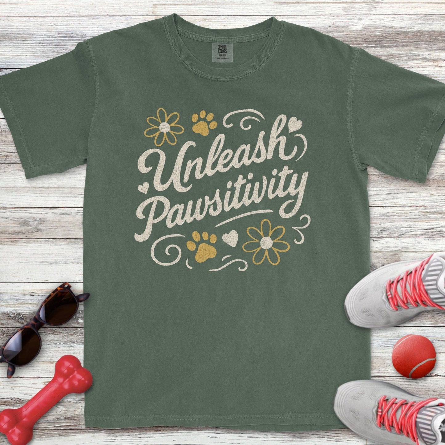 Unleash Pawsitivity T-Shirt