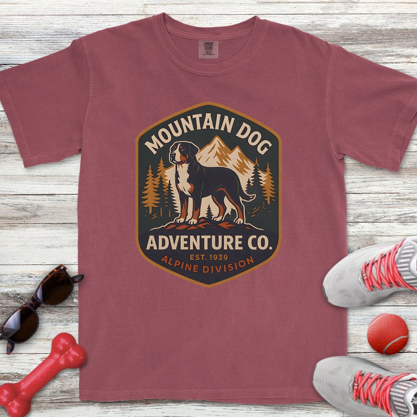 Swiss Mountain Dog Adventure Co T-Shirt