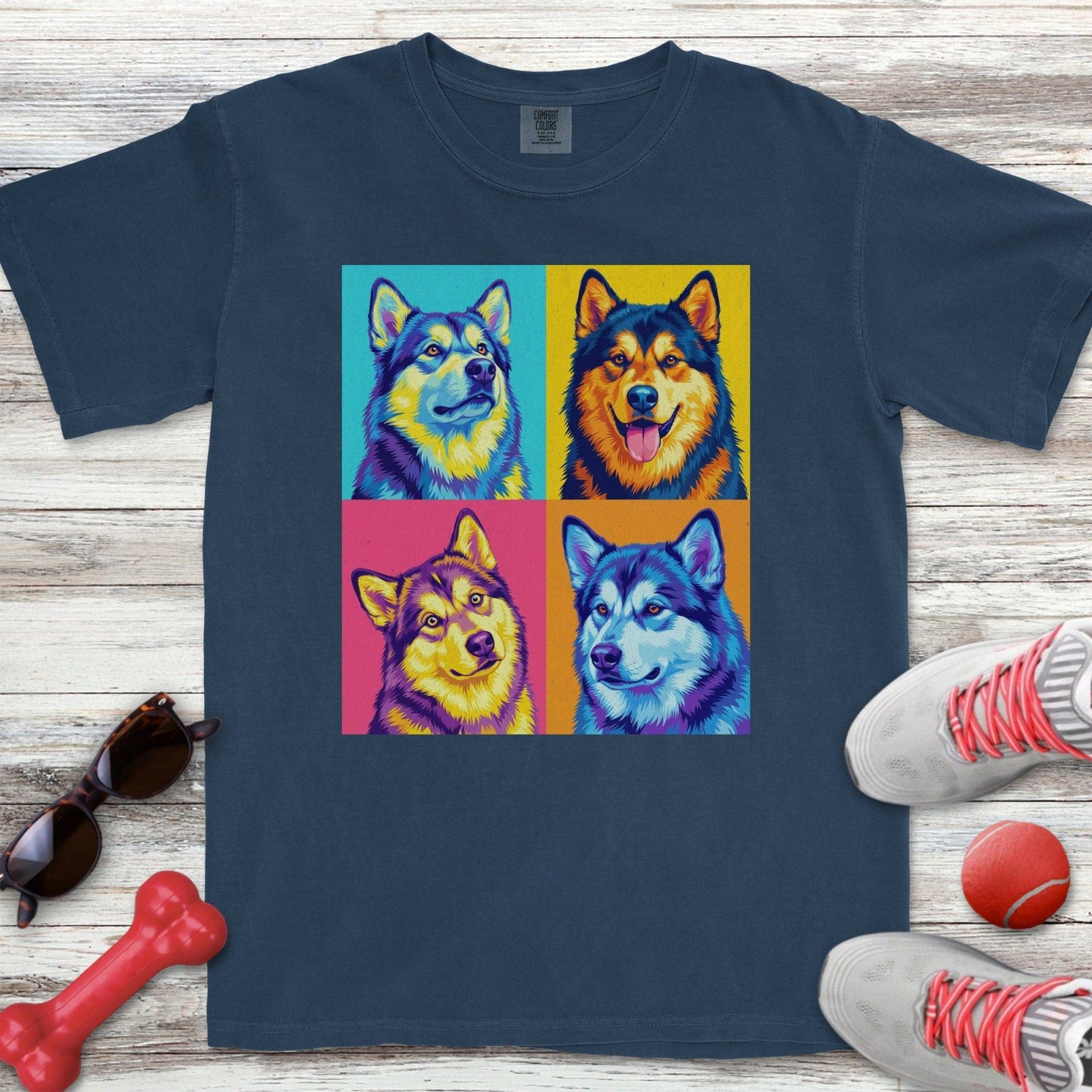 Pop Art Malamute T-Shirt