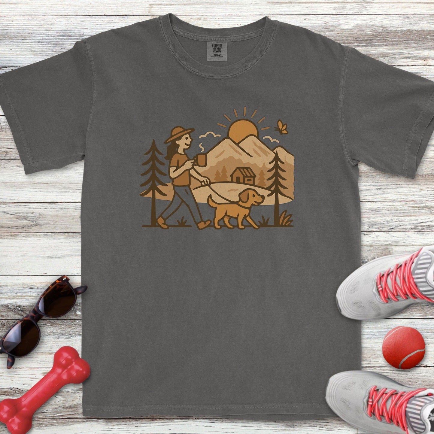 Morning Walk Mom T-Shirt