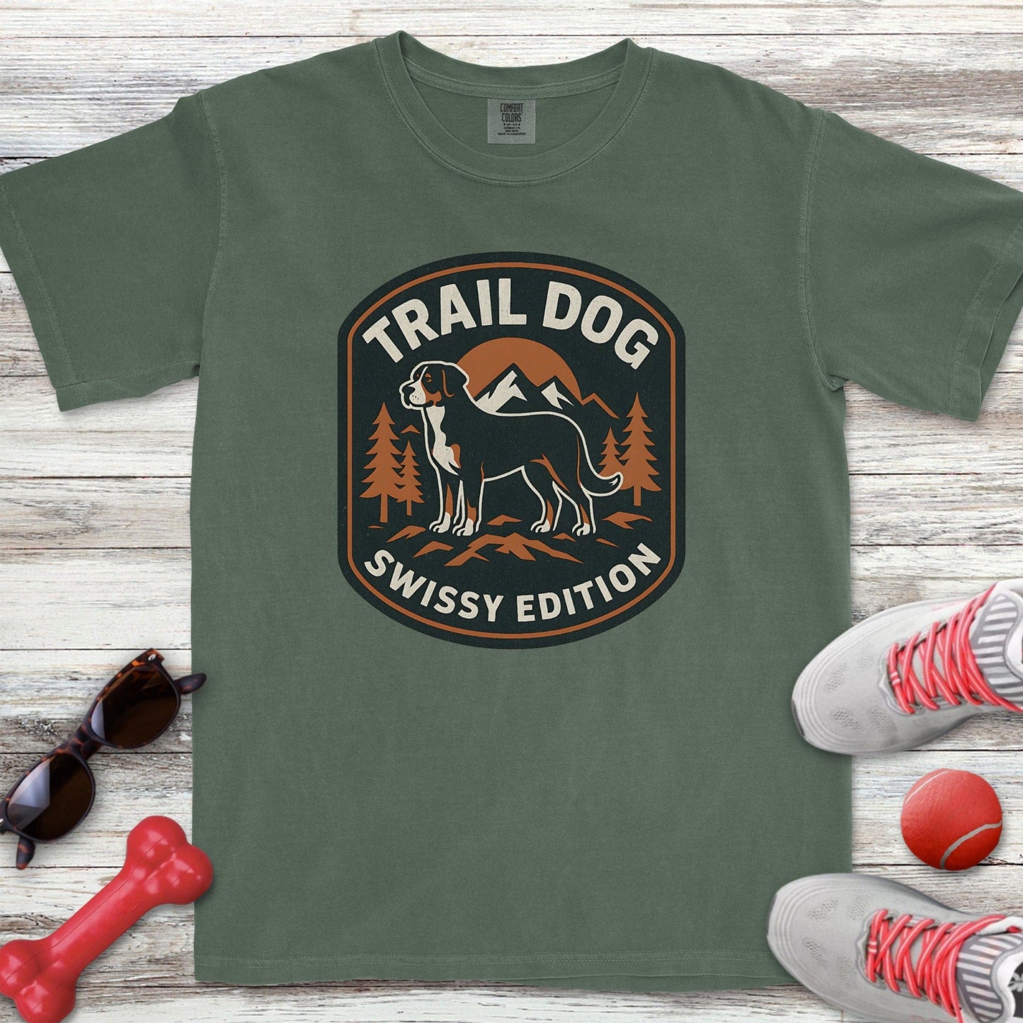 Swiss Mountain Dog Trail Dog T-Shirt