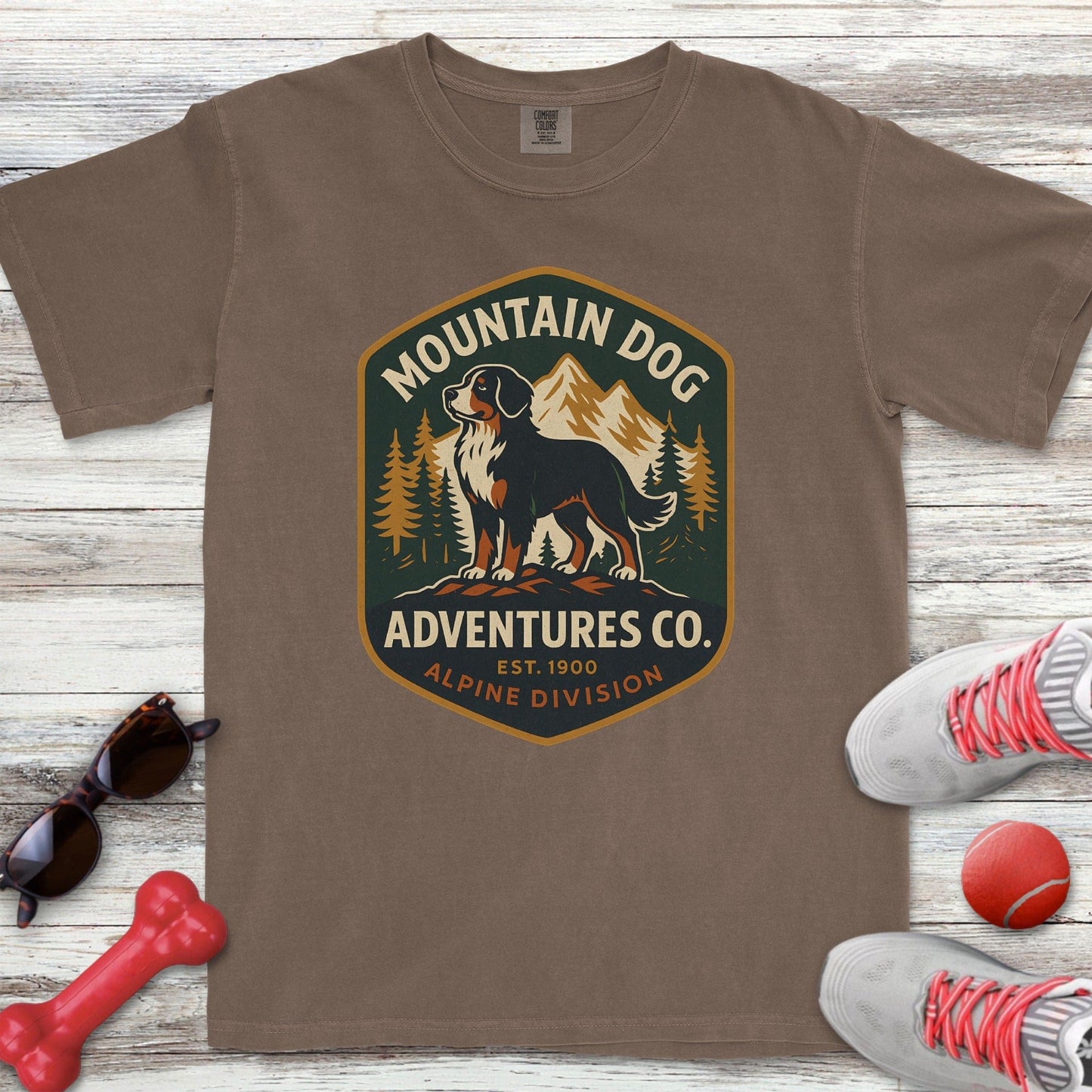 Bernese Mountain Dog Adventures T-Shirt