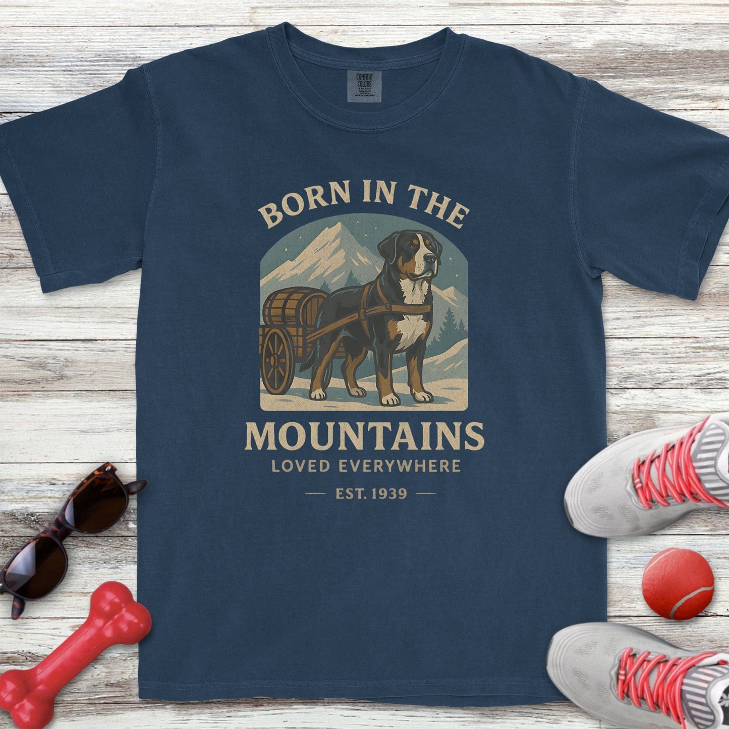Swiss Mountain Dog Born T-Shirt