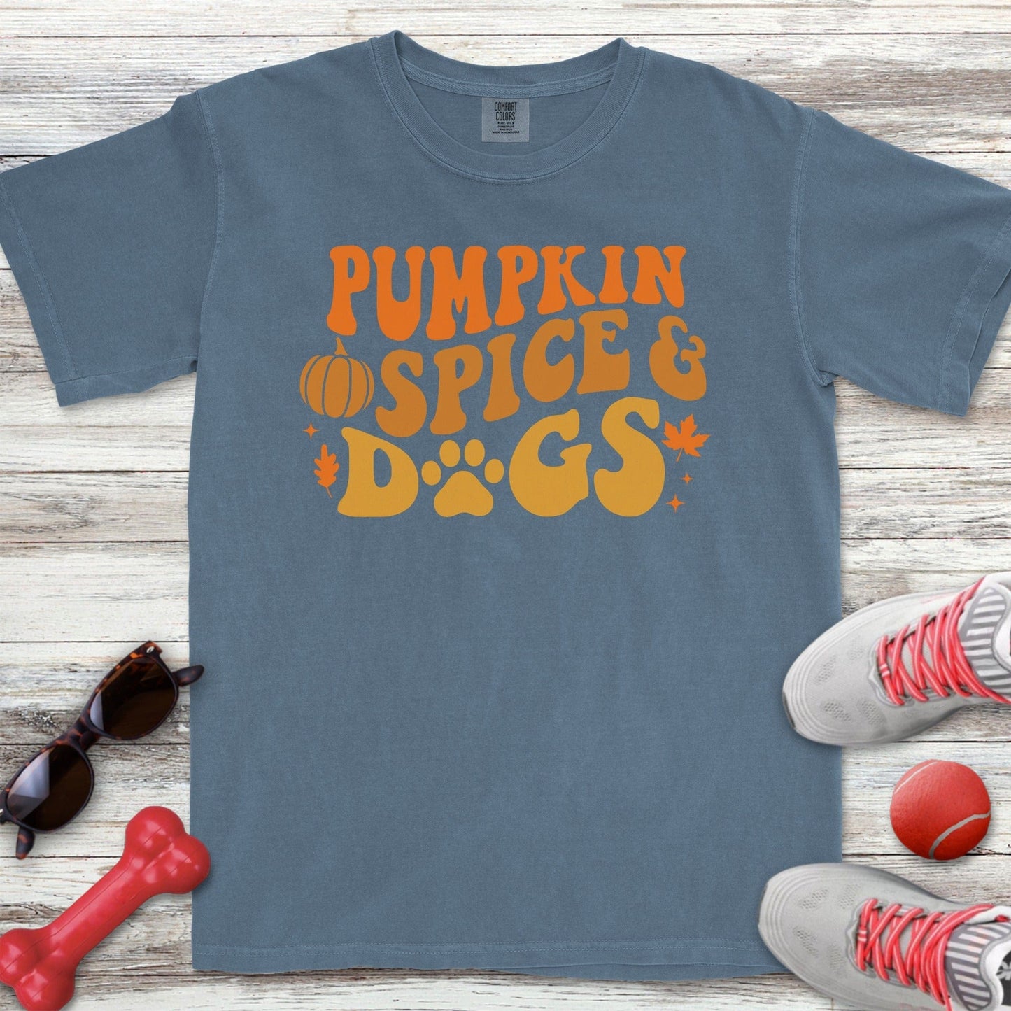 Pumpkin Spice & Dogs T-Shirt