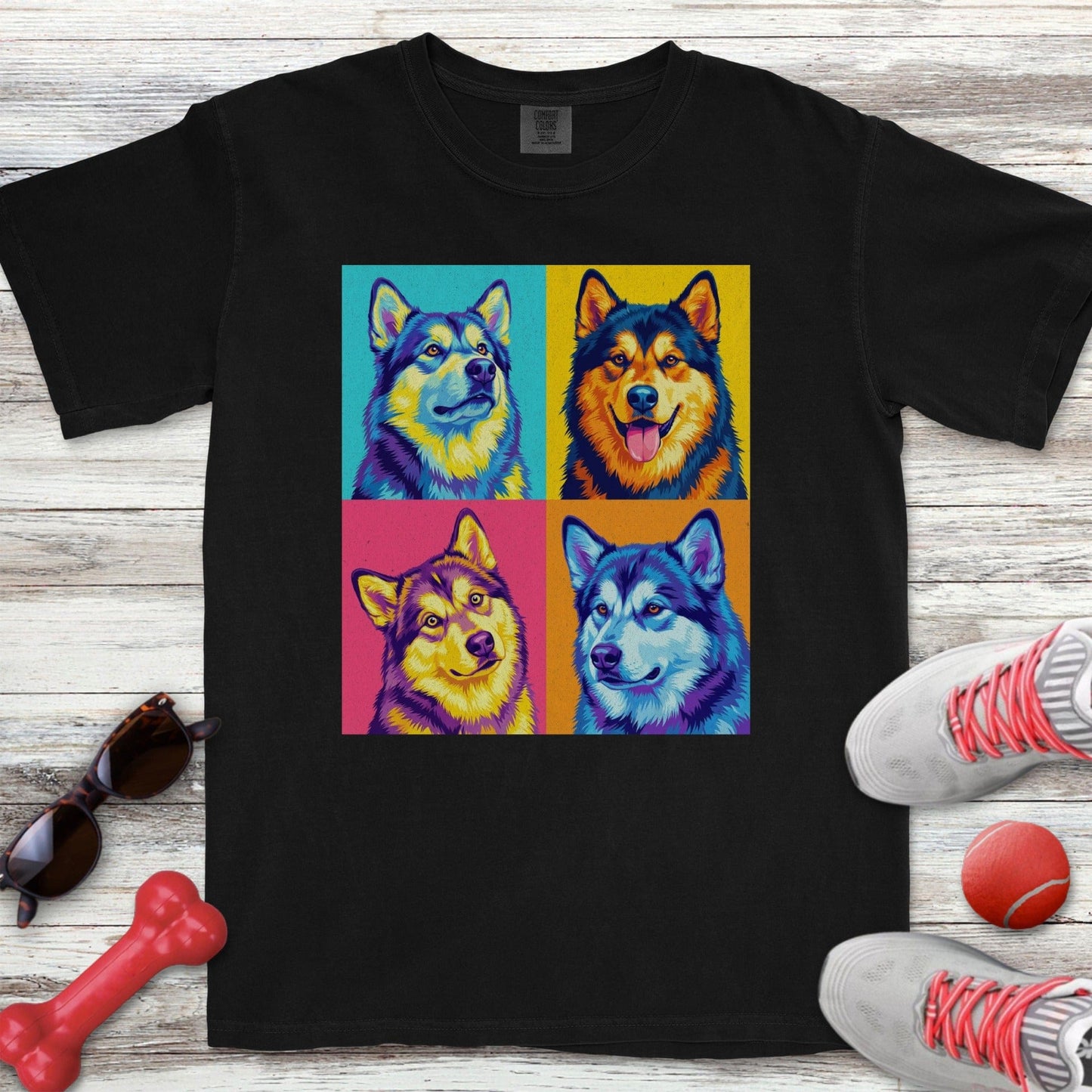 Pop Art Malamute T-Shirt