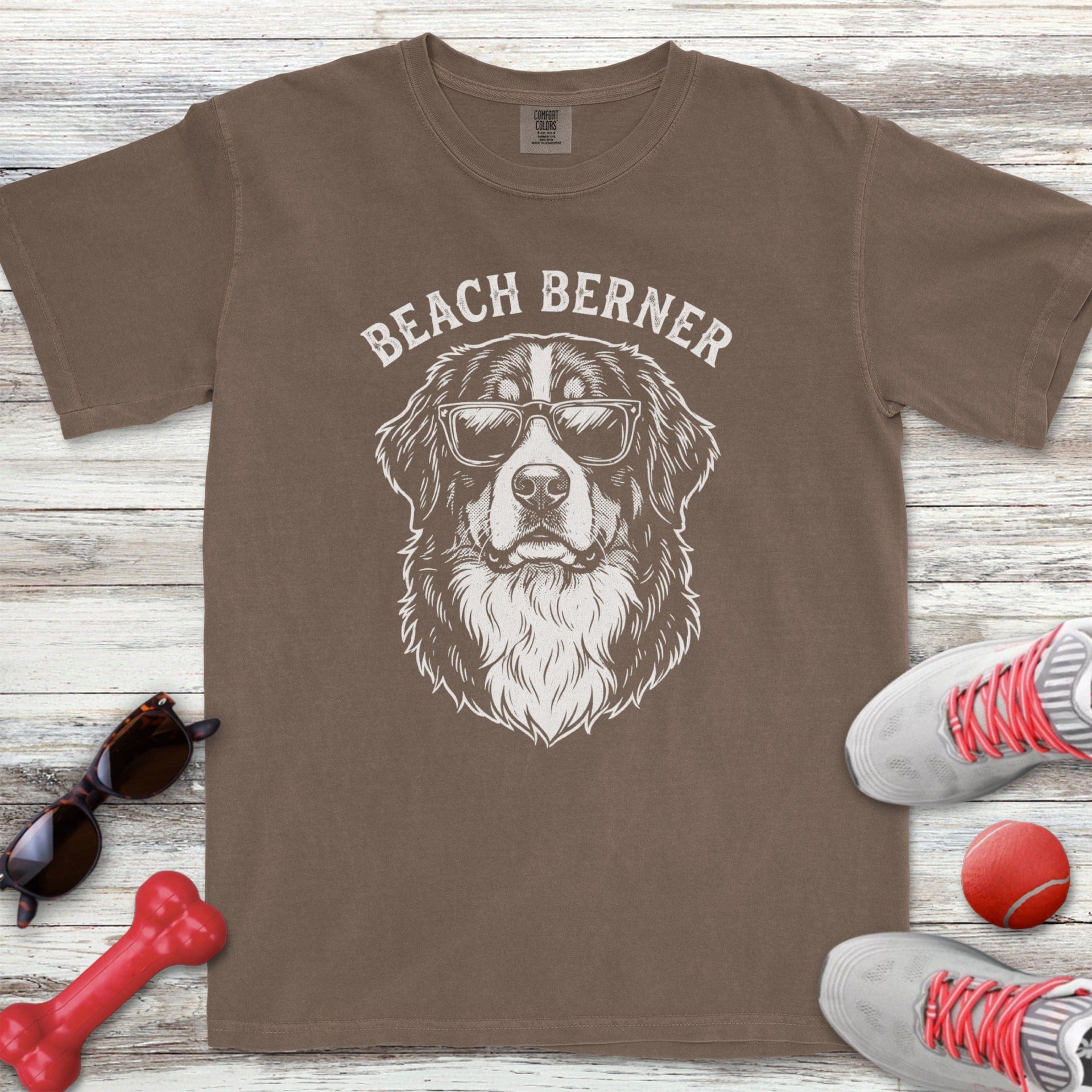 Bernese Mountain Dog Beach Berner T-Shirt