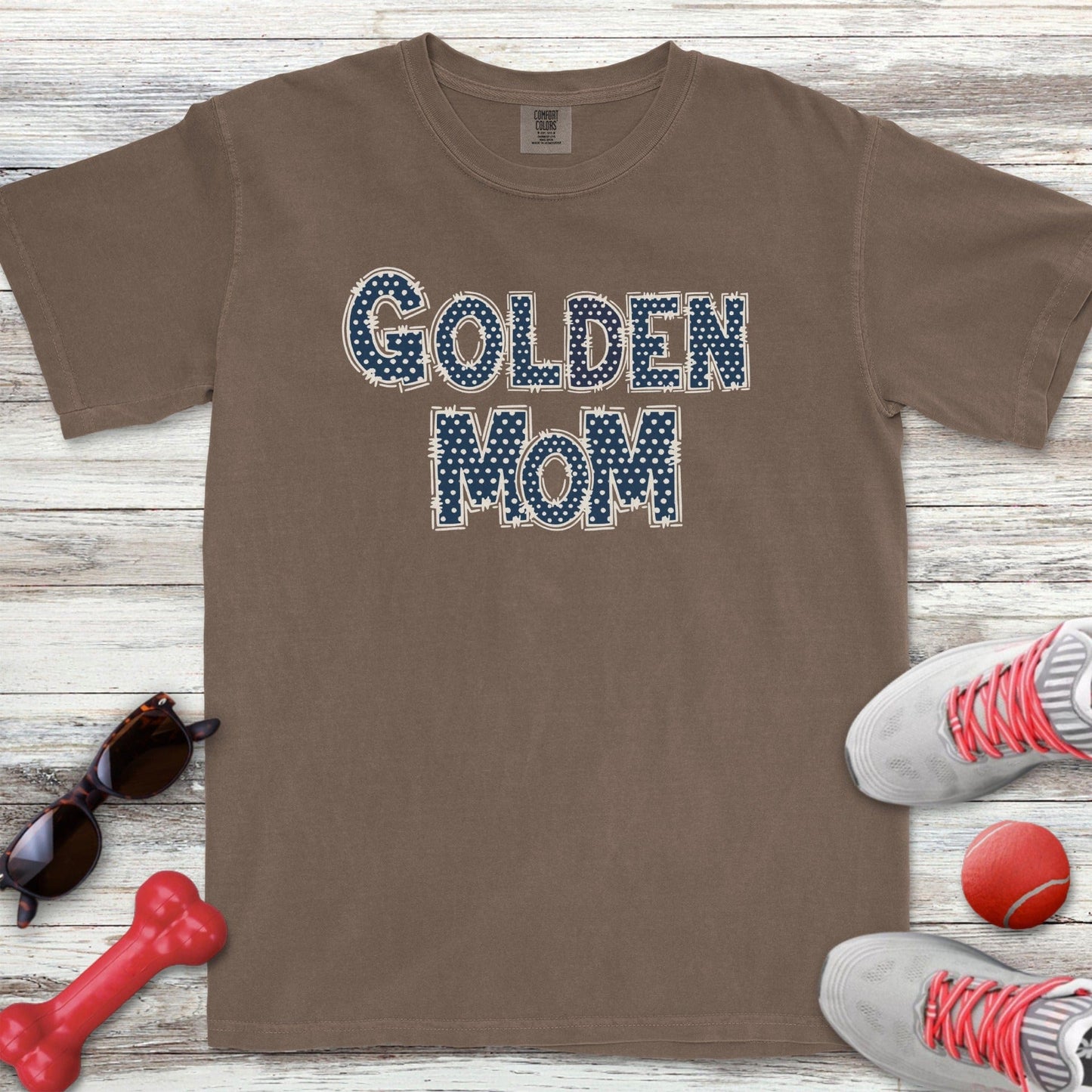 Polka Dot Golden Mom T-Shirt