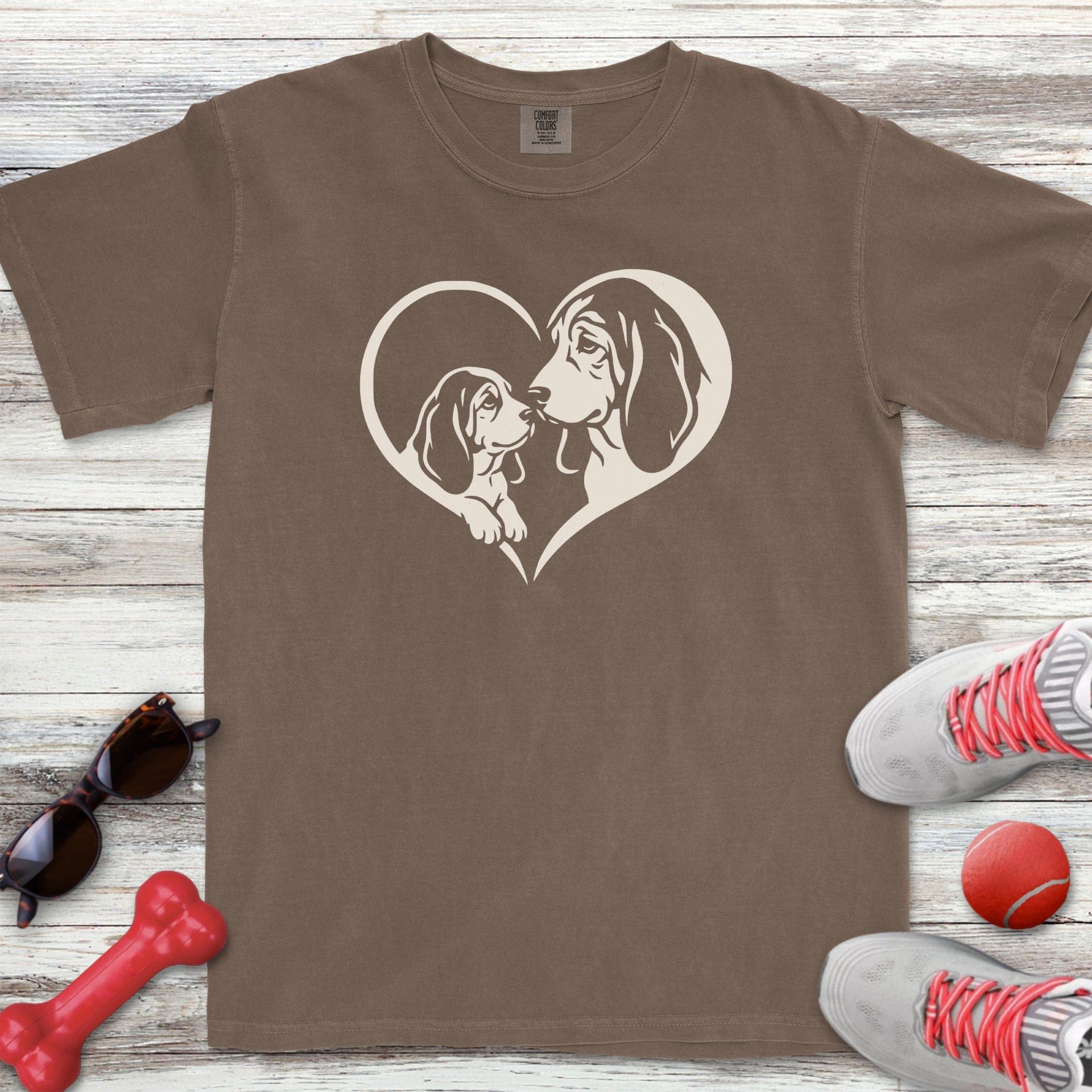 Basset Hound Heart Bond T-Shirt