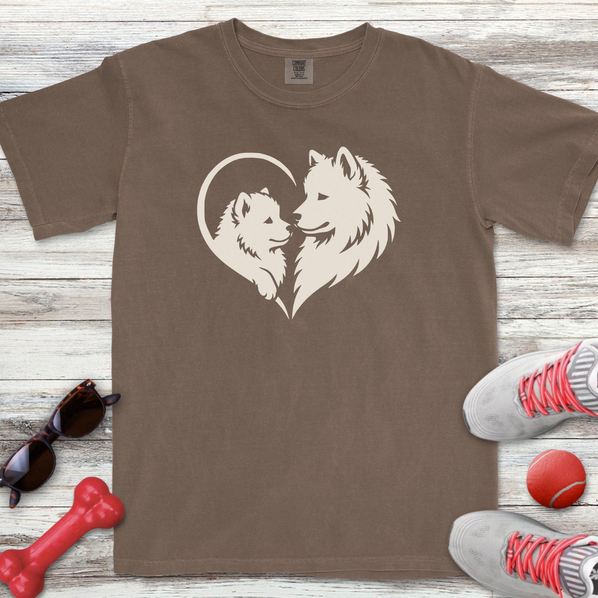 Samoyed Heart Bond T-Shirt