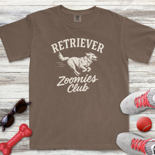 Golden Retriever Zoomies Club T-Shirt