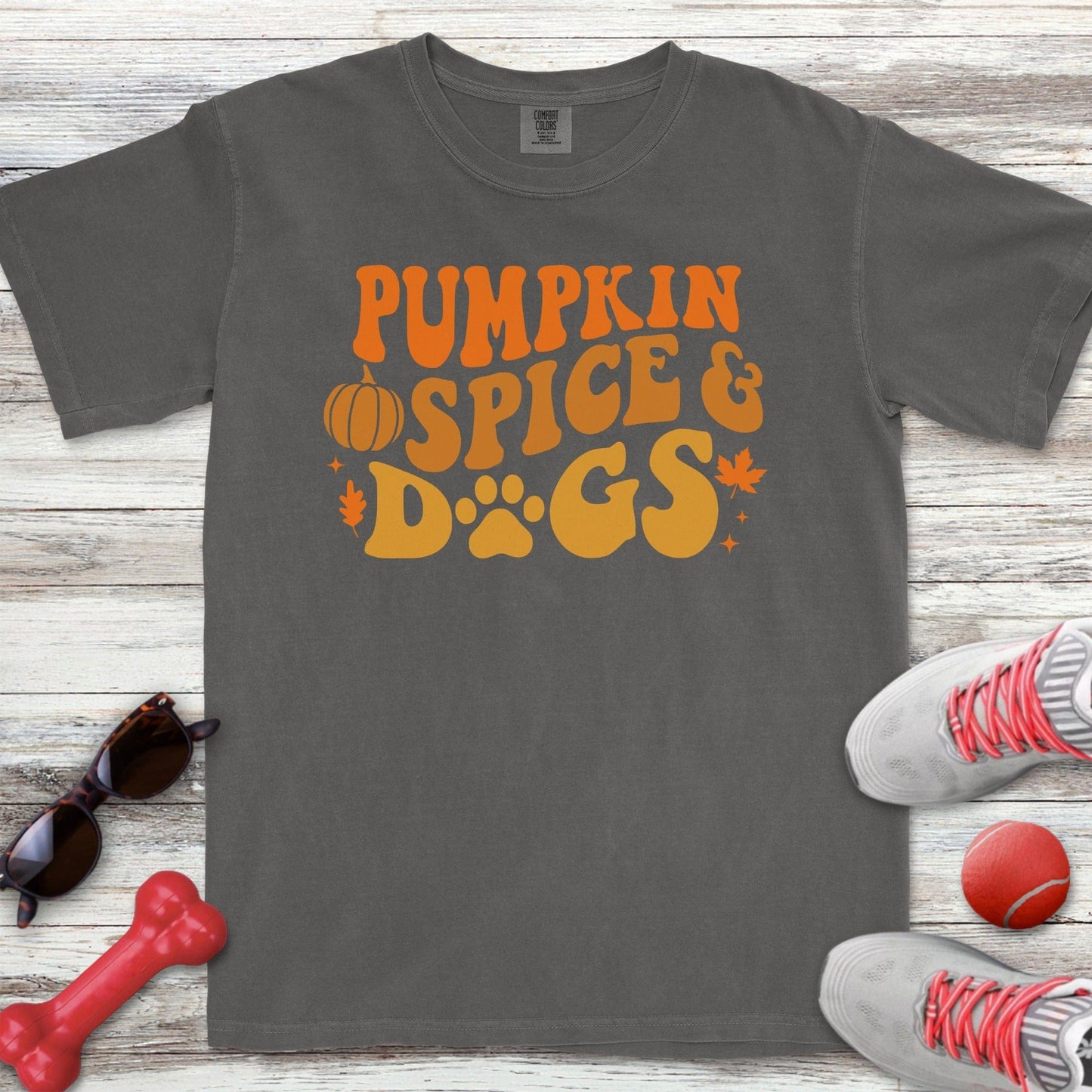Pumpkin Spice & Dogs T-Shirt