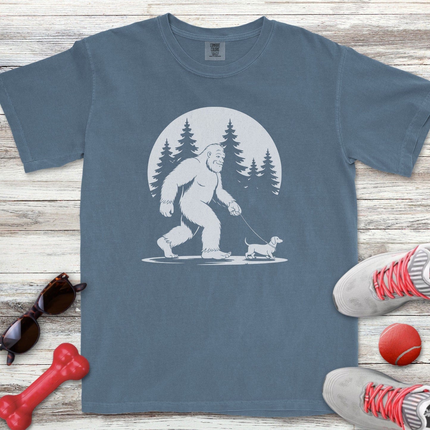 Bigfoot & Dachshund T-Shirt