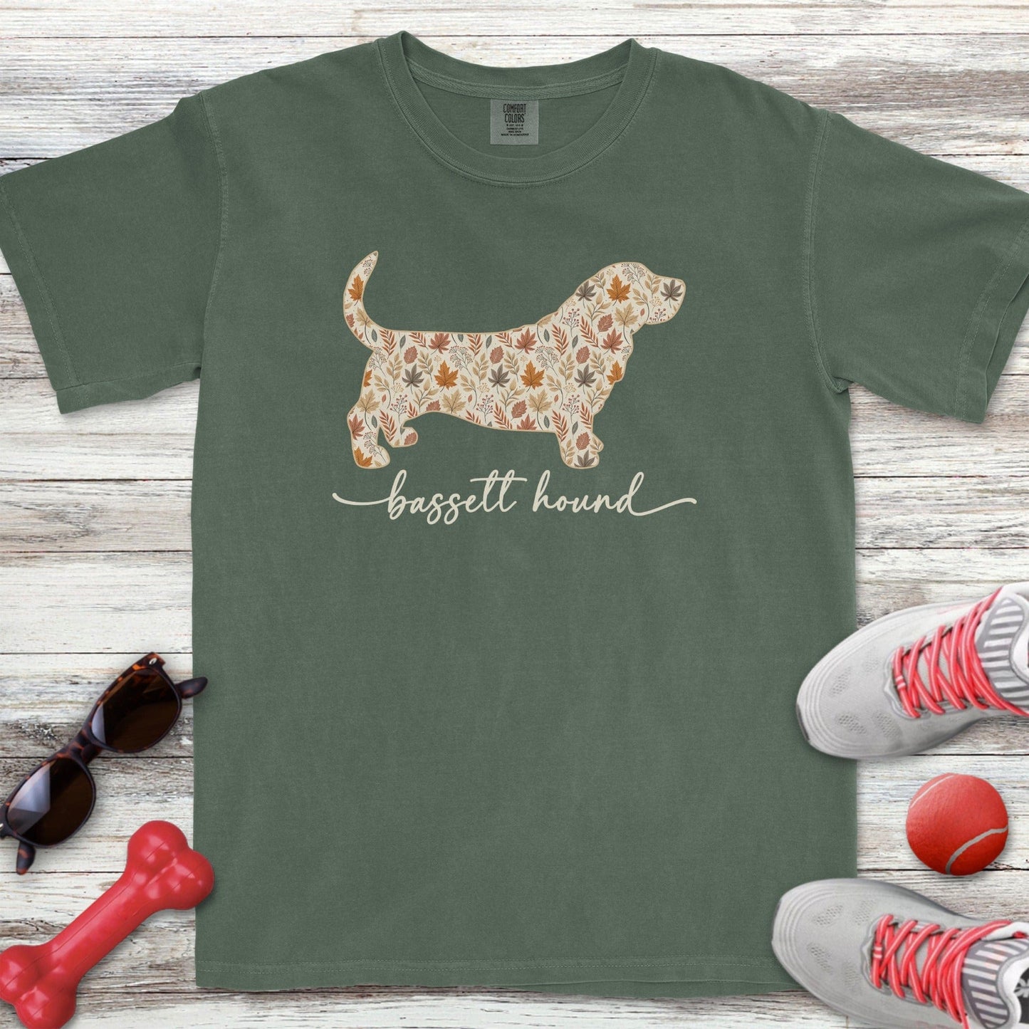 Bassett Hound Fall T-Shirt