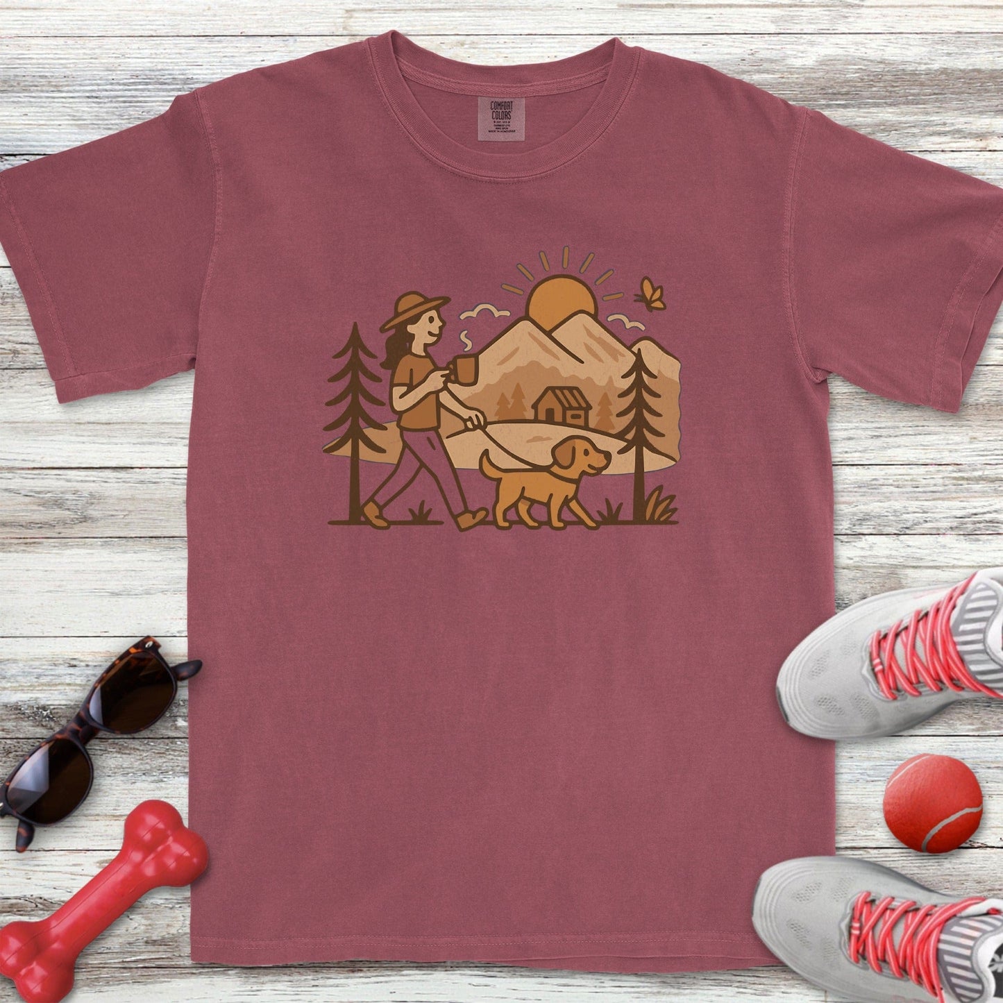 Morning Walk Mom T-Shirt