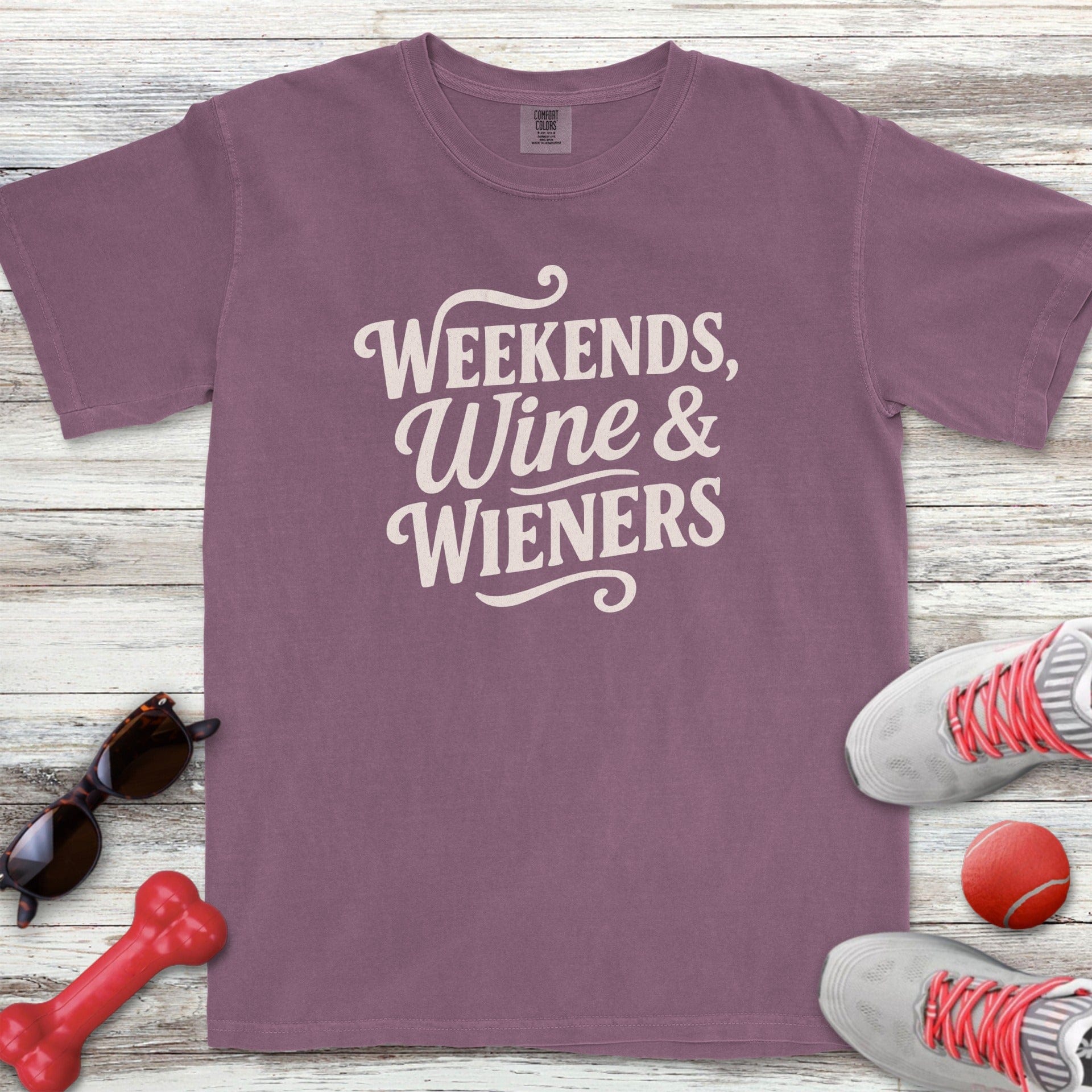 Weekends Wine Wieners T-Shirt