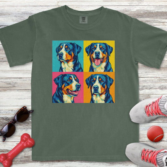 Swiss Mountain Dog Pop Art T-Shirt
