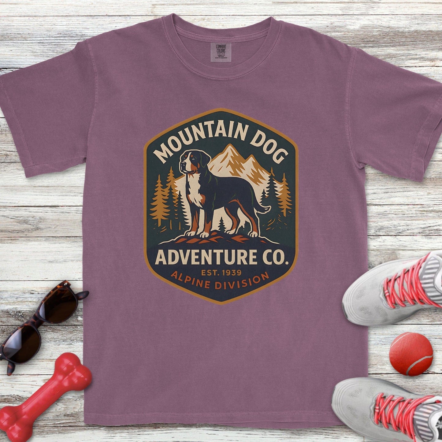Swiss Mountain Dog Adventure Co T-Shirt