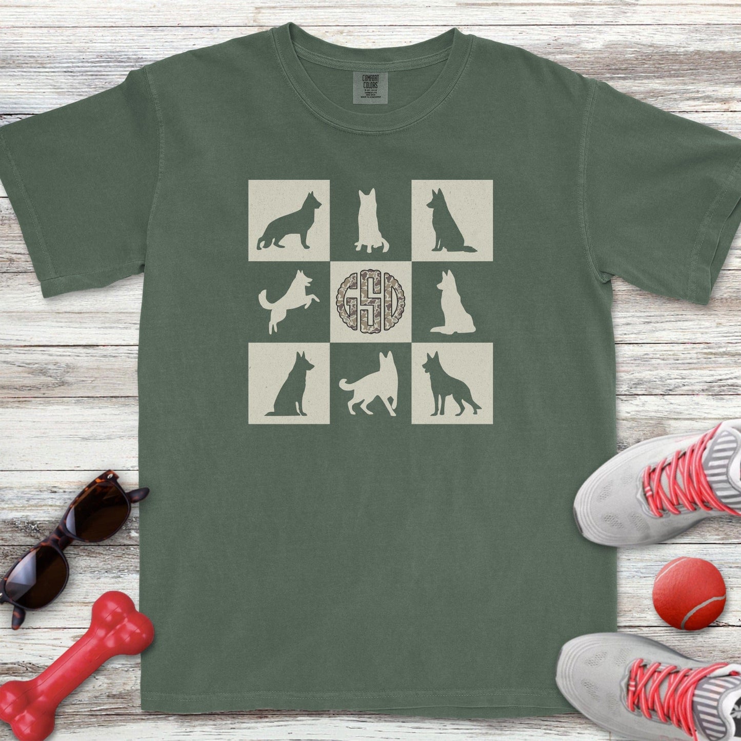 German Shepherd Silhouettes T-Shirt