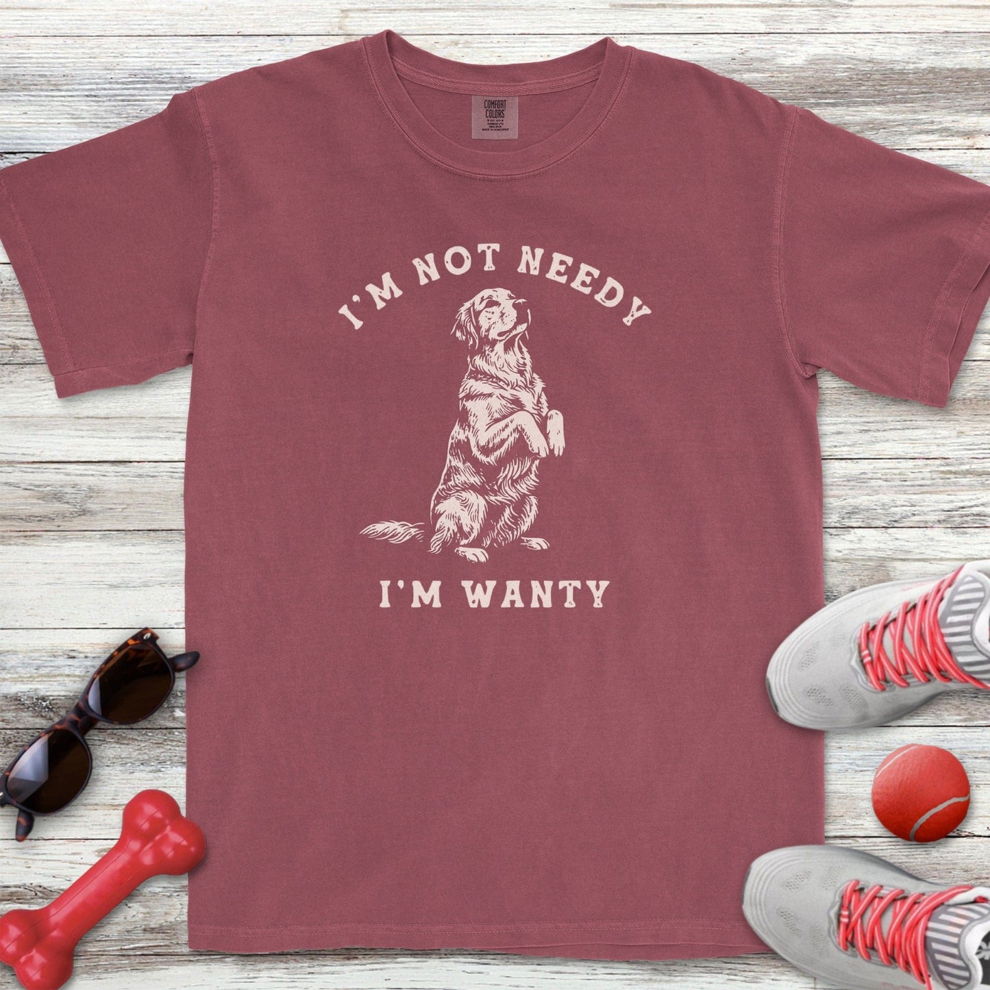 I'm Not Needy Golden T-Shirt