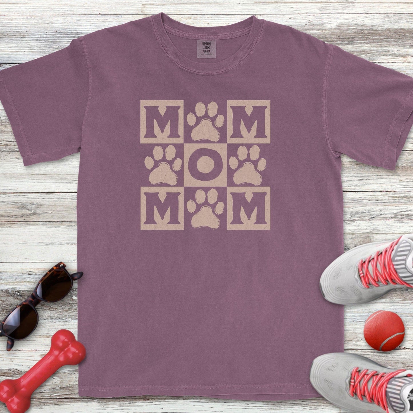 Paw Print Mom T-Shirt