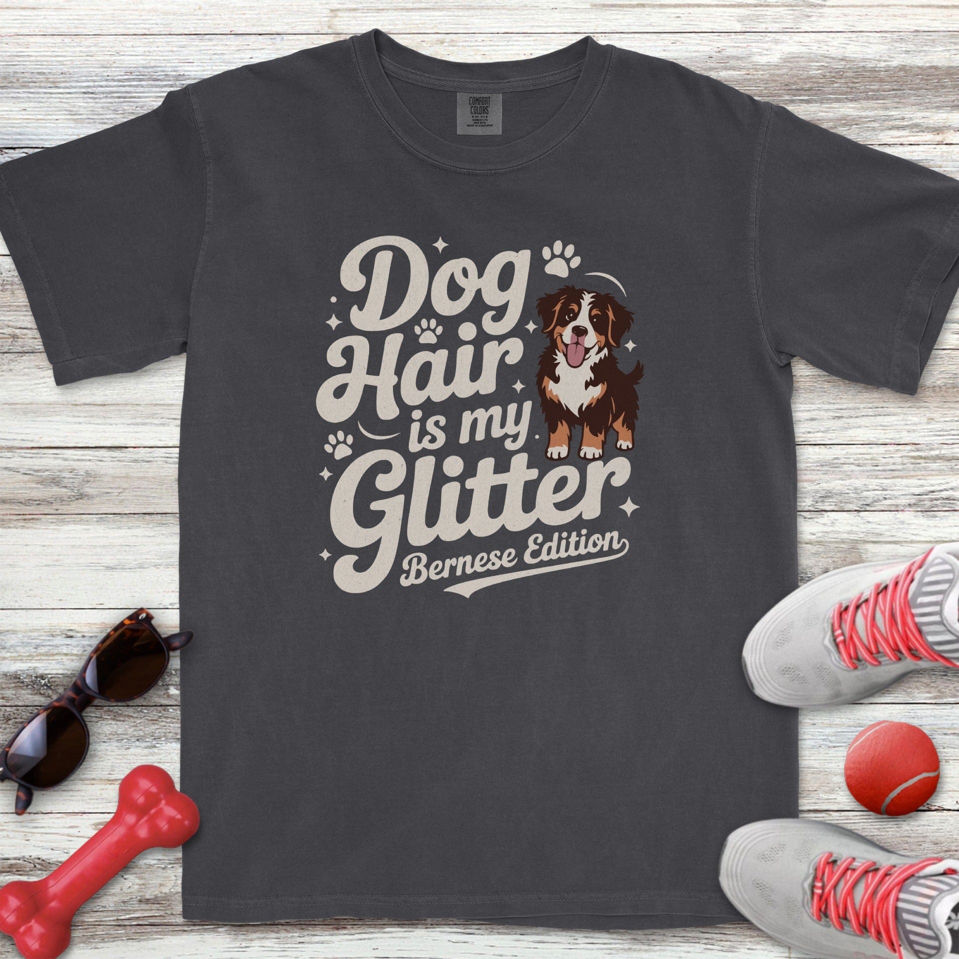 Bernese Mountain Dog Glitter T-Shirt