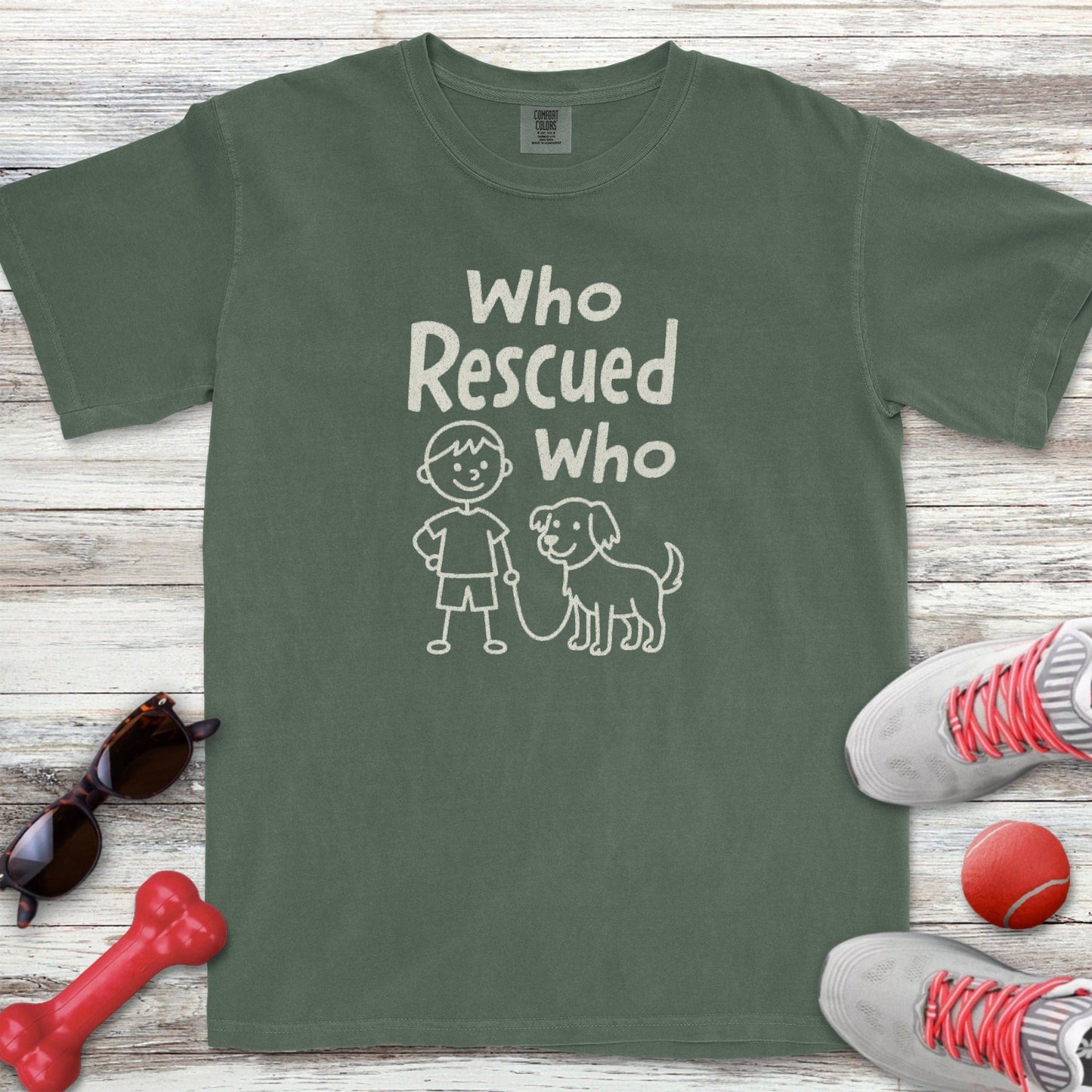 Who Rescued Who Boy T-Shirt