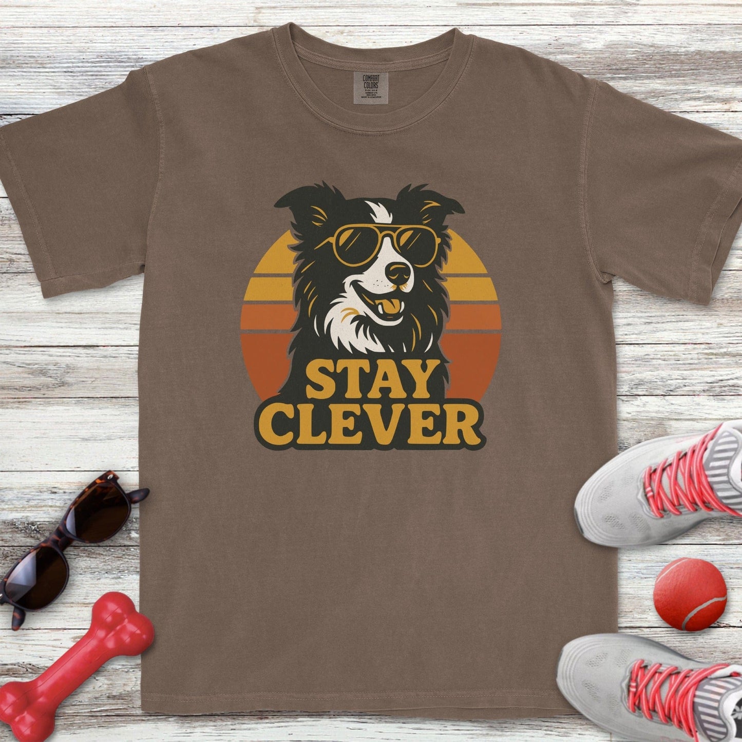 Border Collie Stay Clever T-Shirt