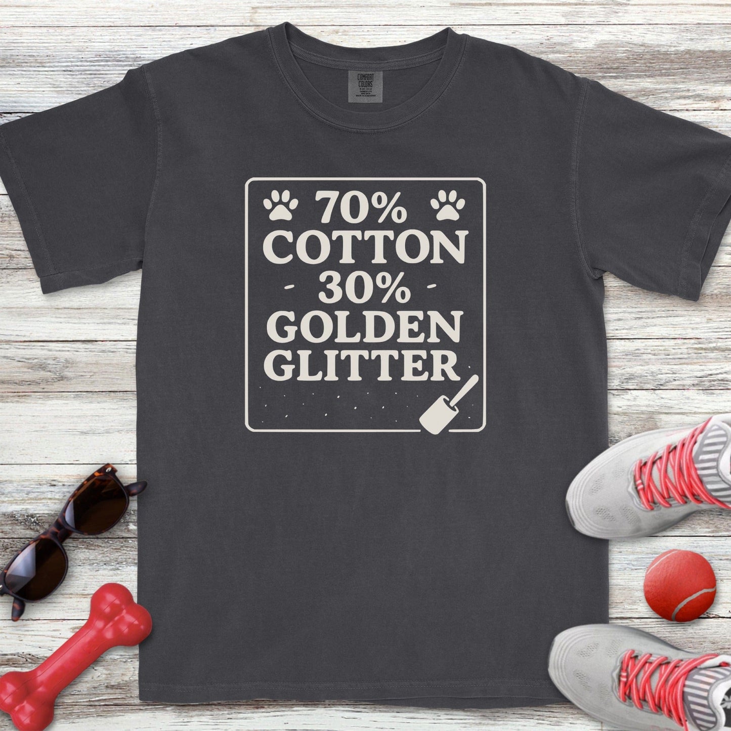 30% Golden Glitter T-Shirt