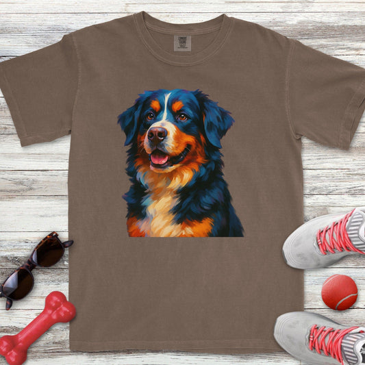 Bernese Mountain Dog Portrait T-Shirt