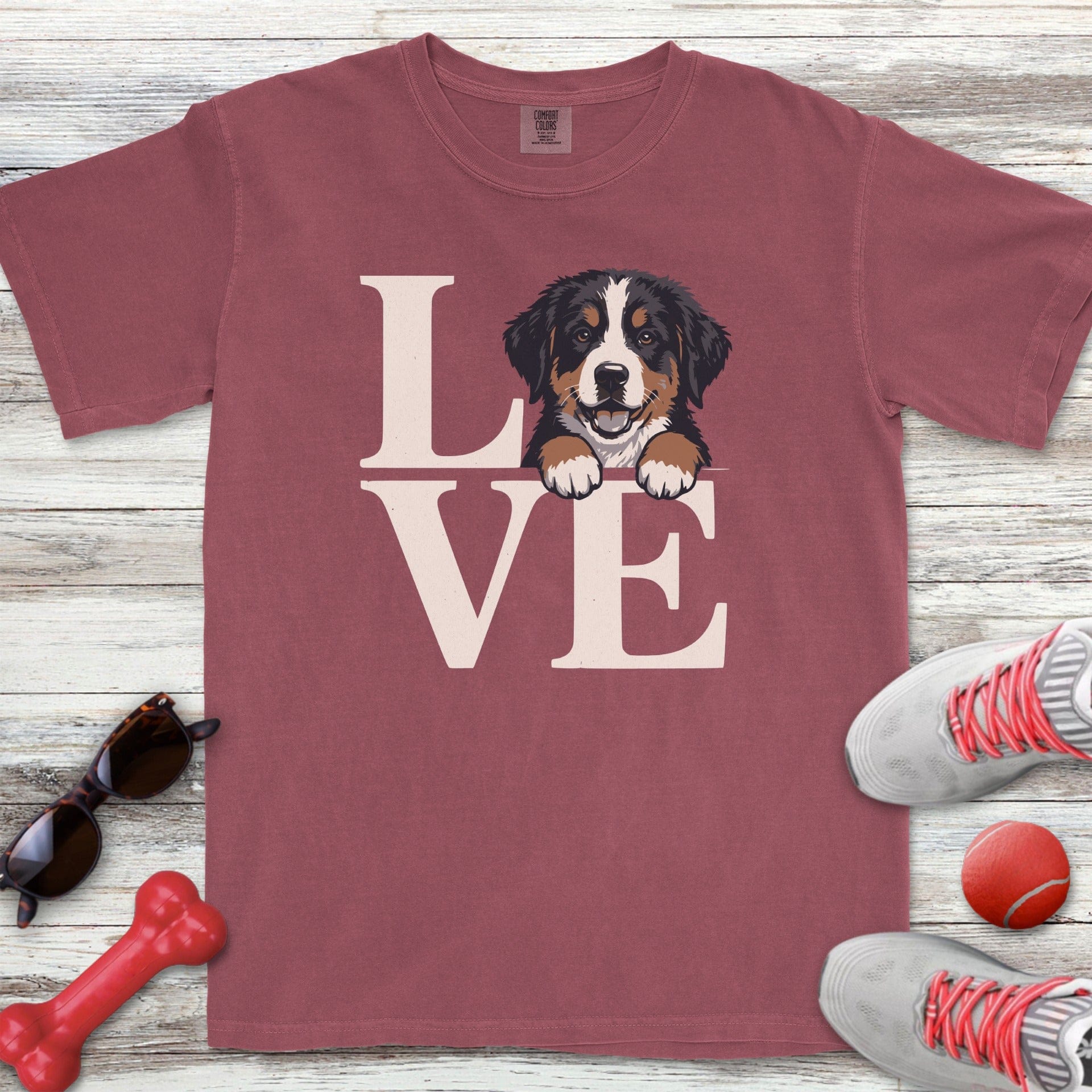 Bernese Mountain Dog Puppy Love T-Shirt