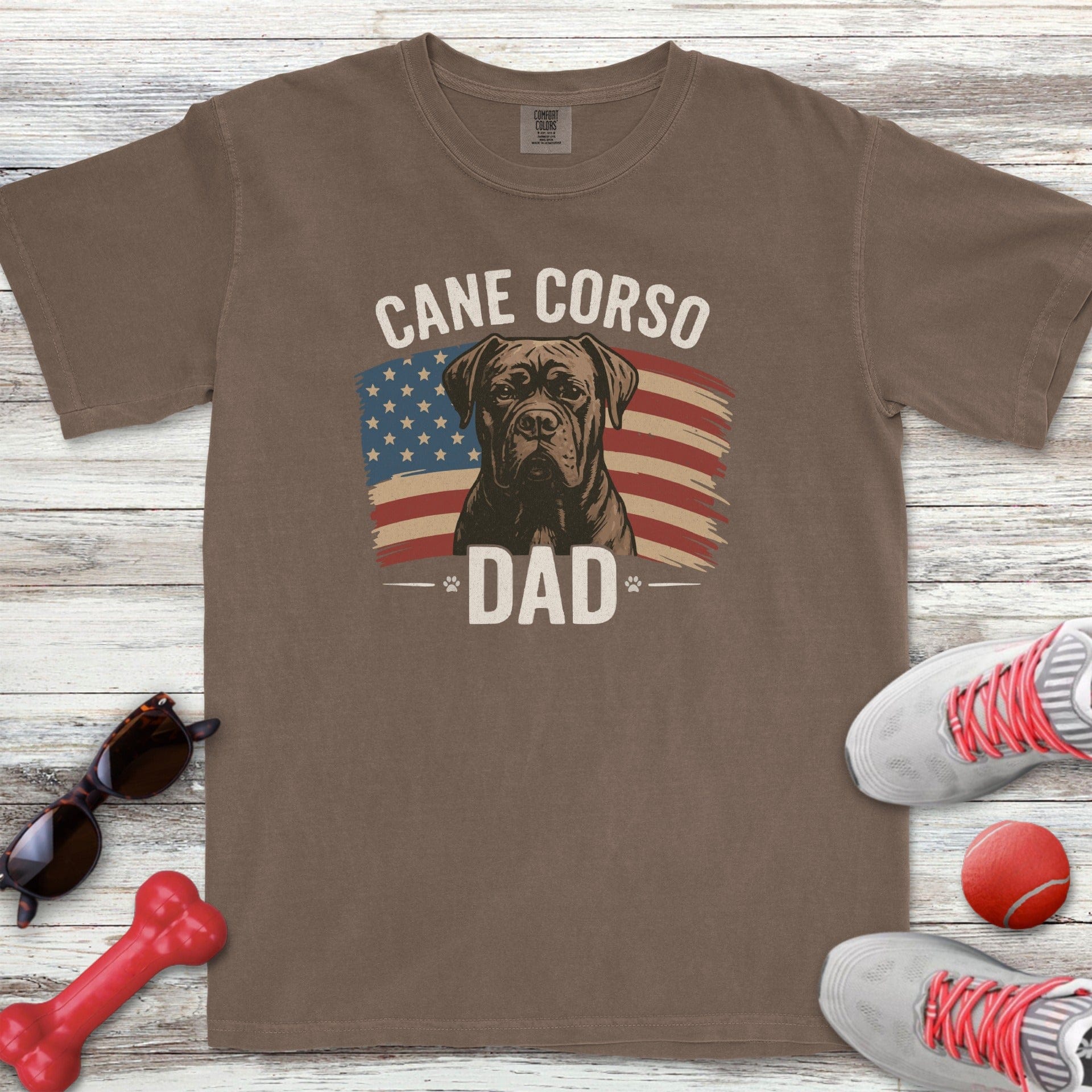 Cane Corso Dad Flag T-Shirt