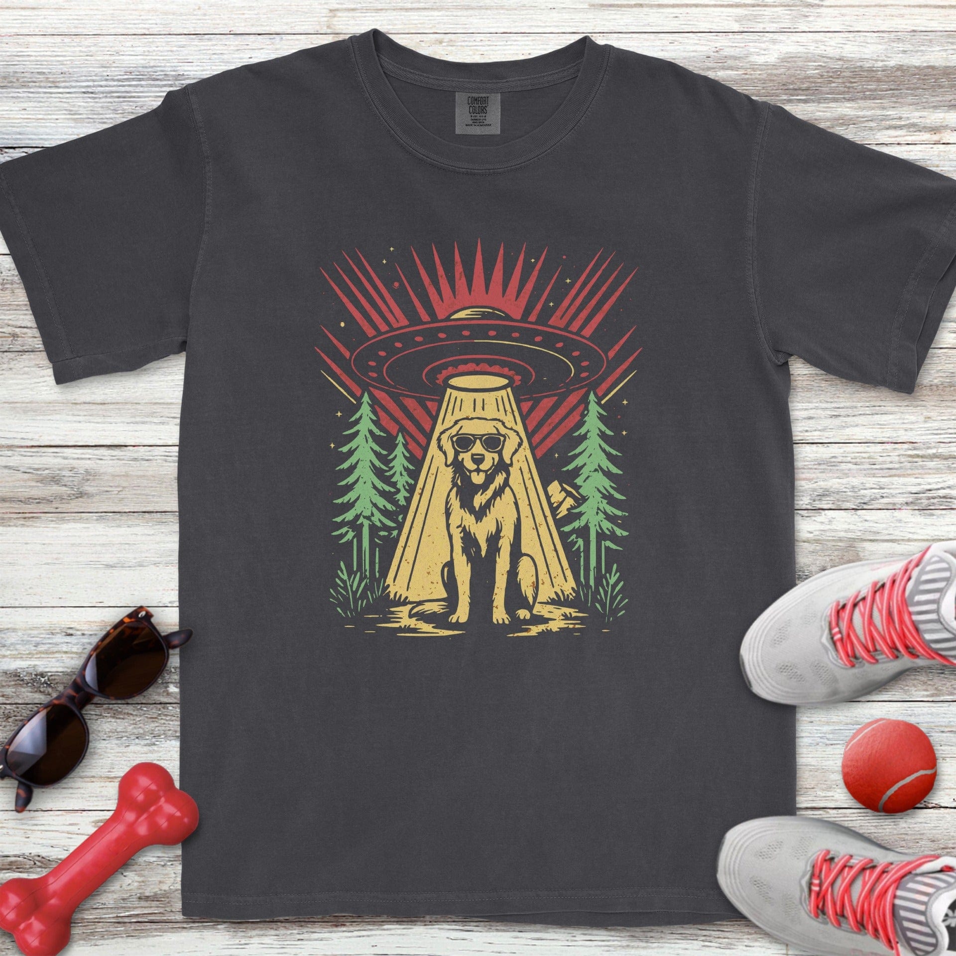 UFO Cool Dog T-Shirt