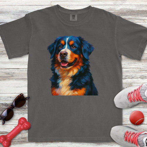Bernese Mountain Dog Portrait T-Shirt