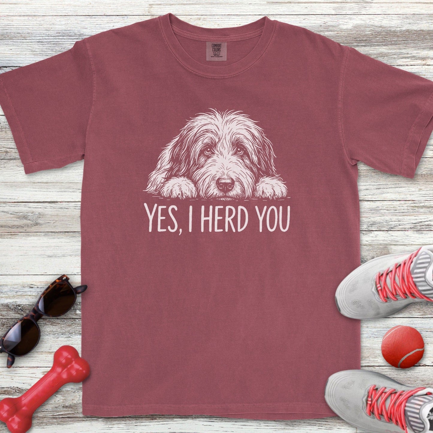 Bearded Collie Herd You T-Shirt
