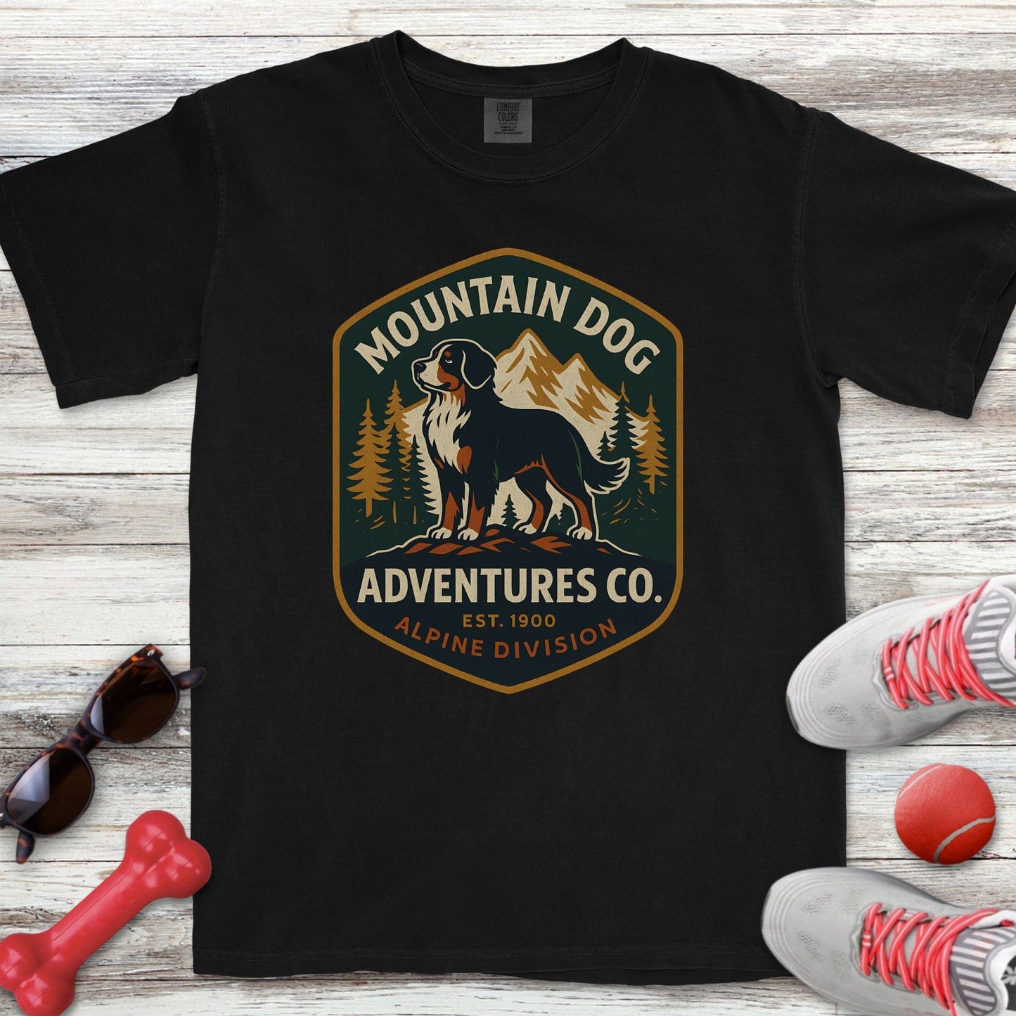 Bernese Mountain Dog Adventures T-Shirt