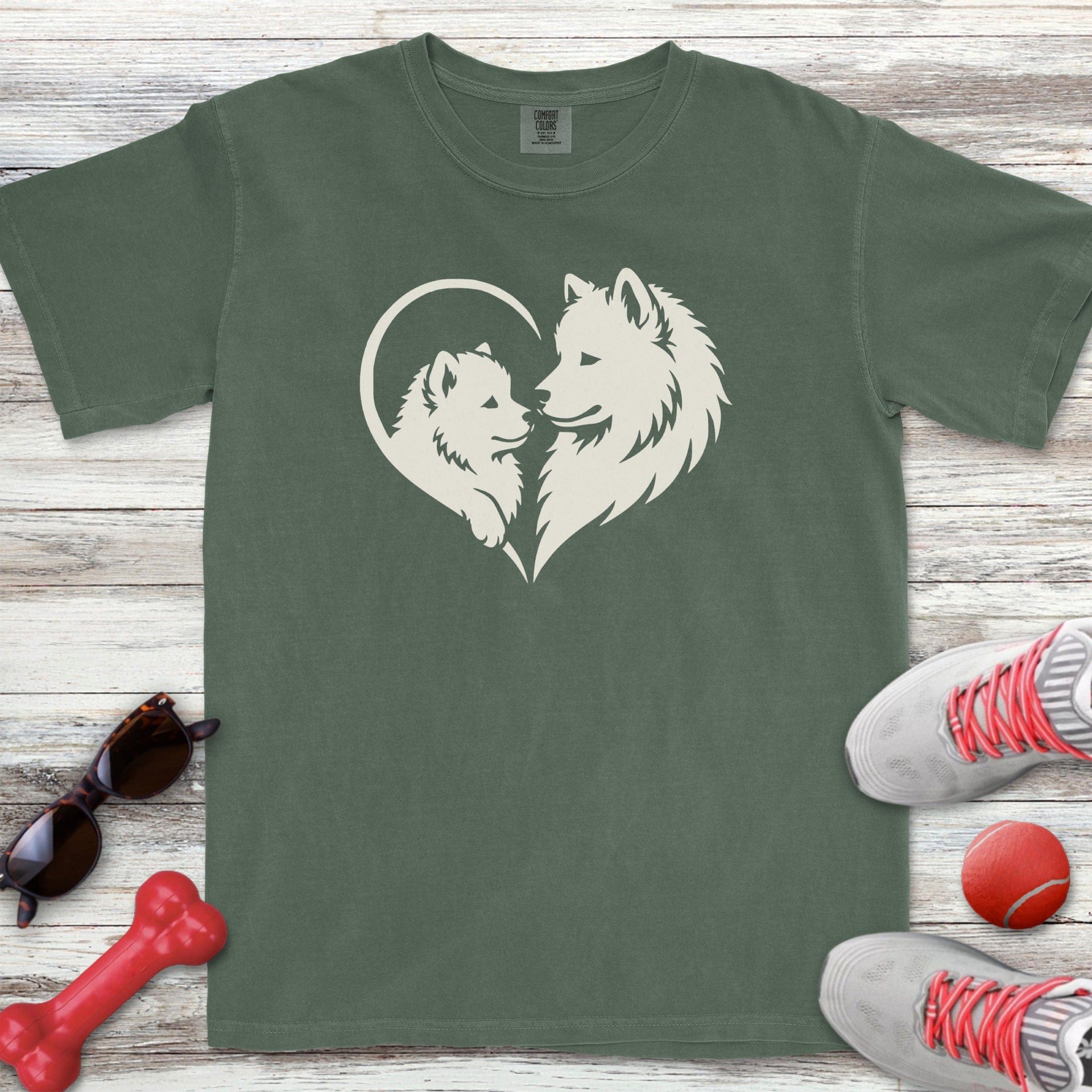Samoyed Heart Bond T-Shirt