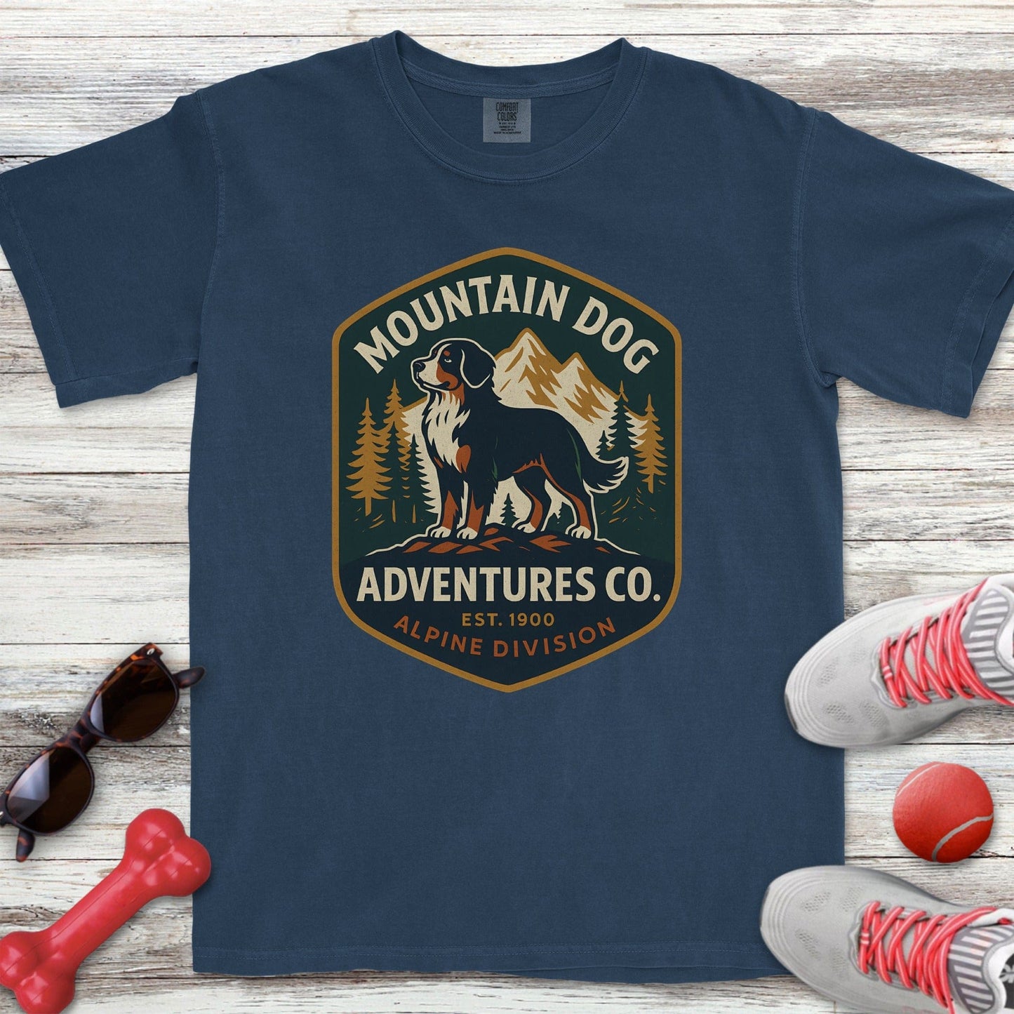 Bernese Mountain Dog Adventures T-Shirt