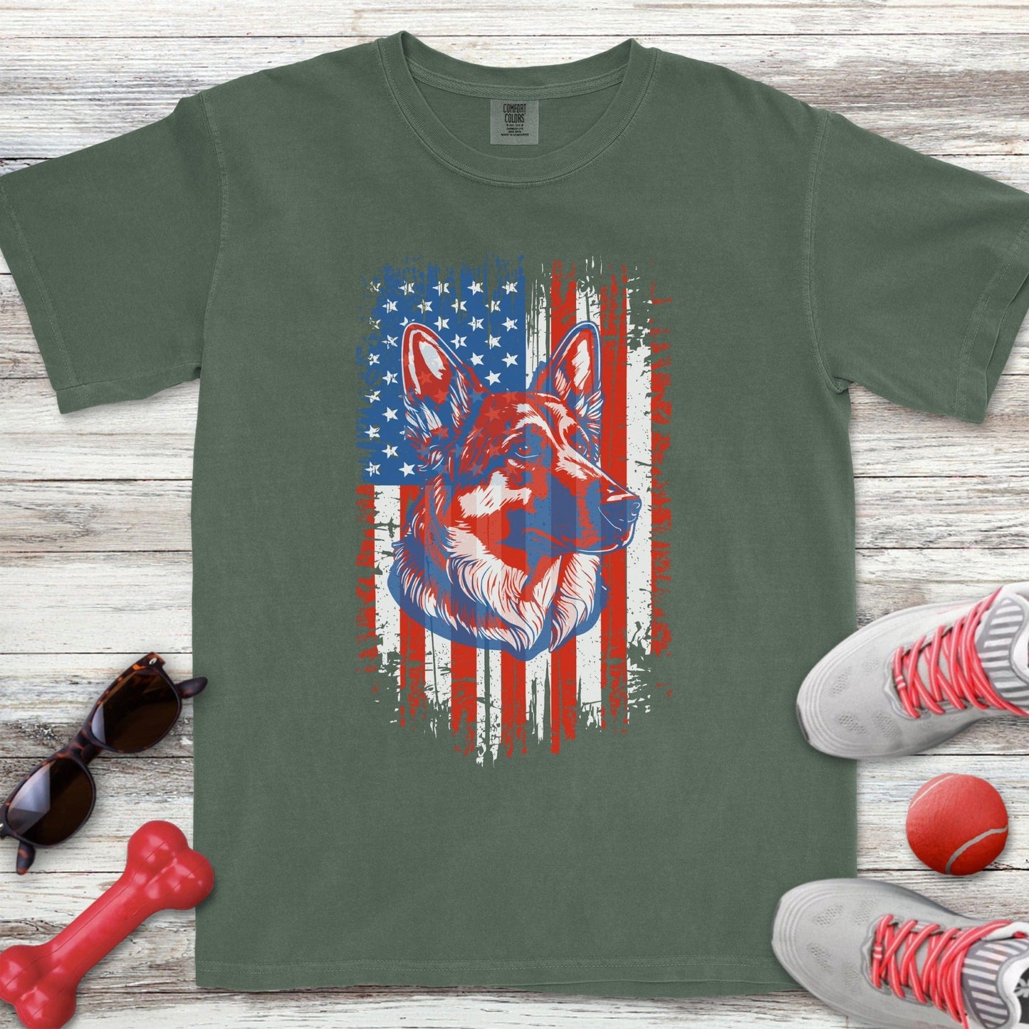 German Shepherd USA T-Shirt