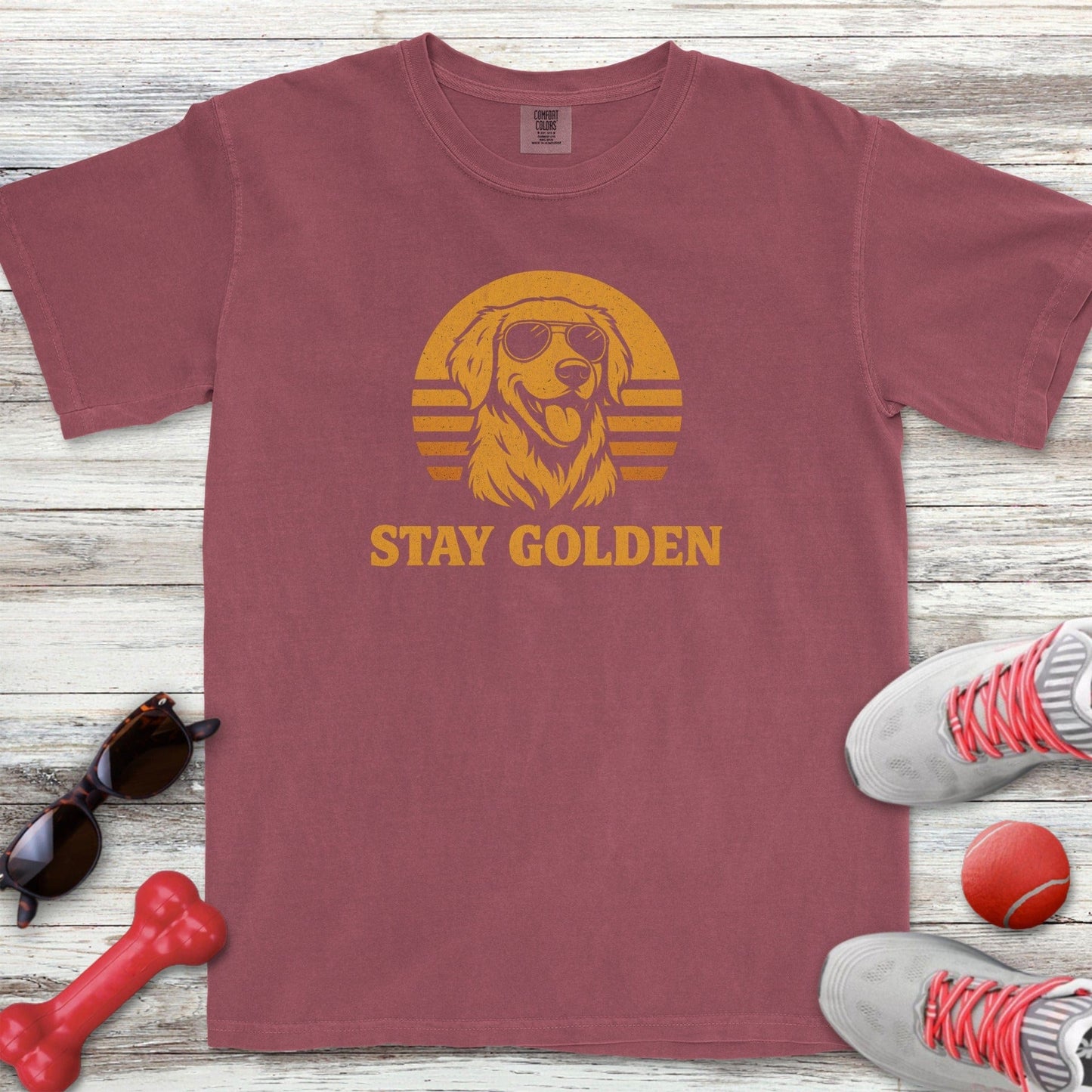 Retro Stay Golden T-Shirt
