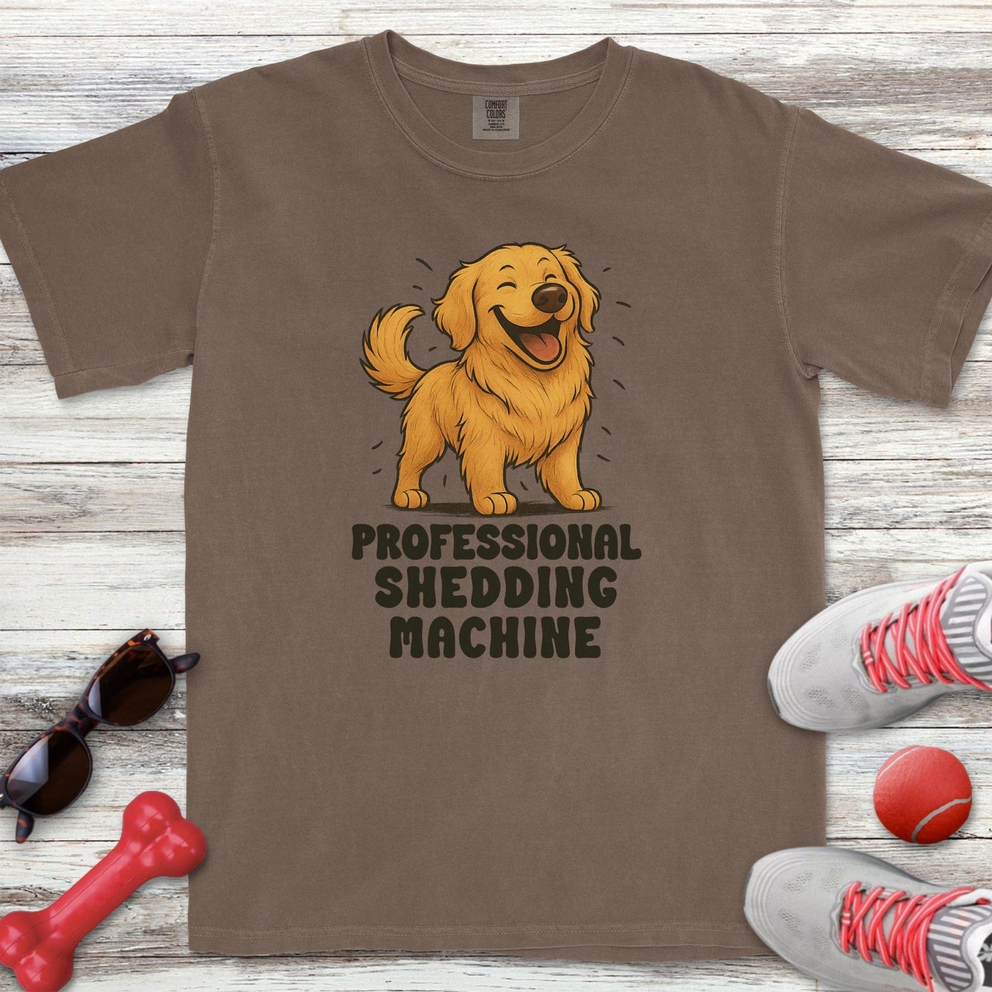 Golden Shedding Machine T-Shirt